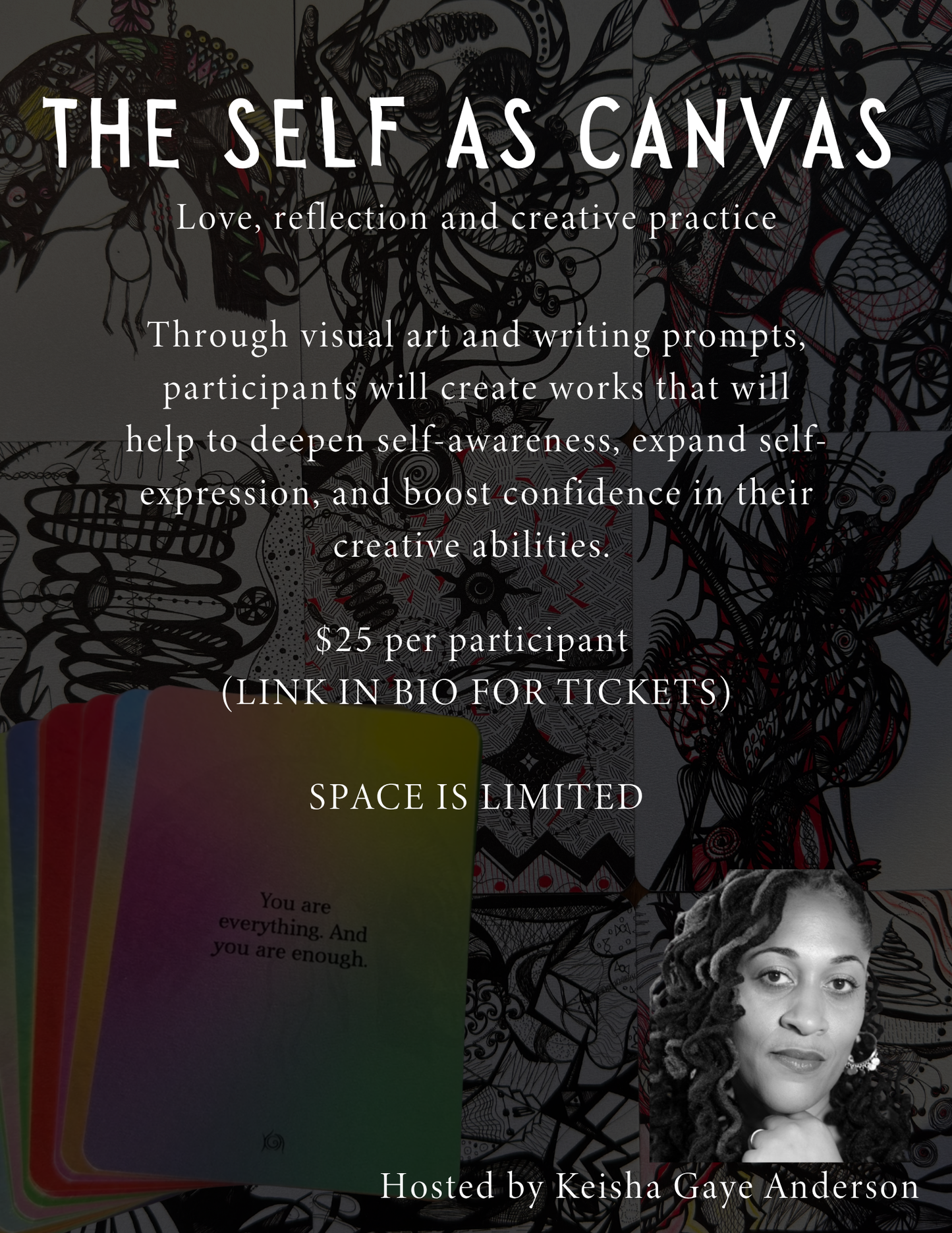 The Self as Canvas Workshop- Feb 7th 10am-12pm
