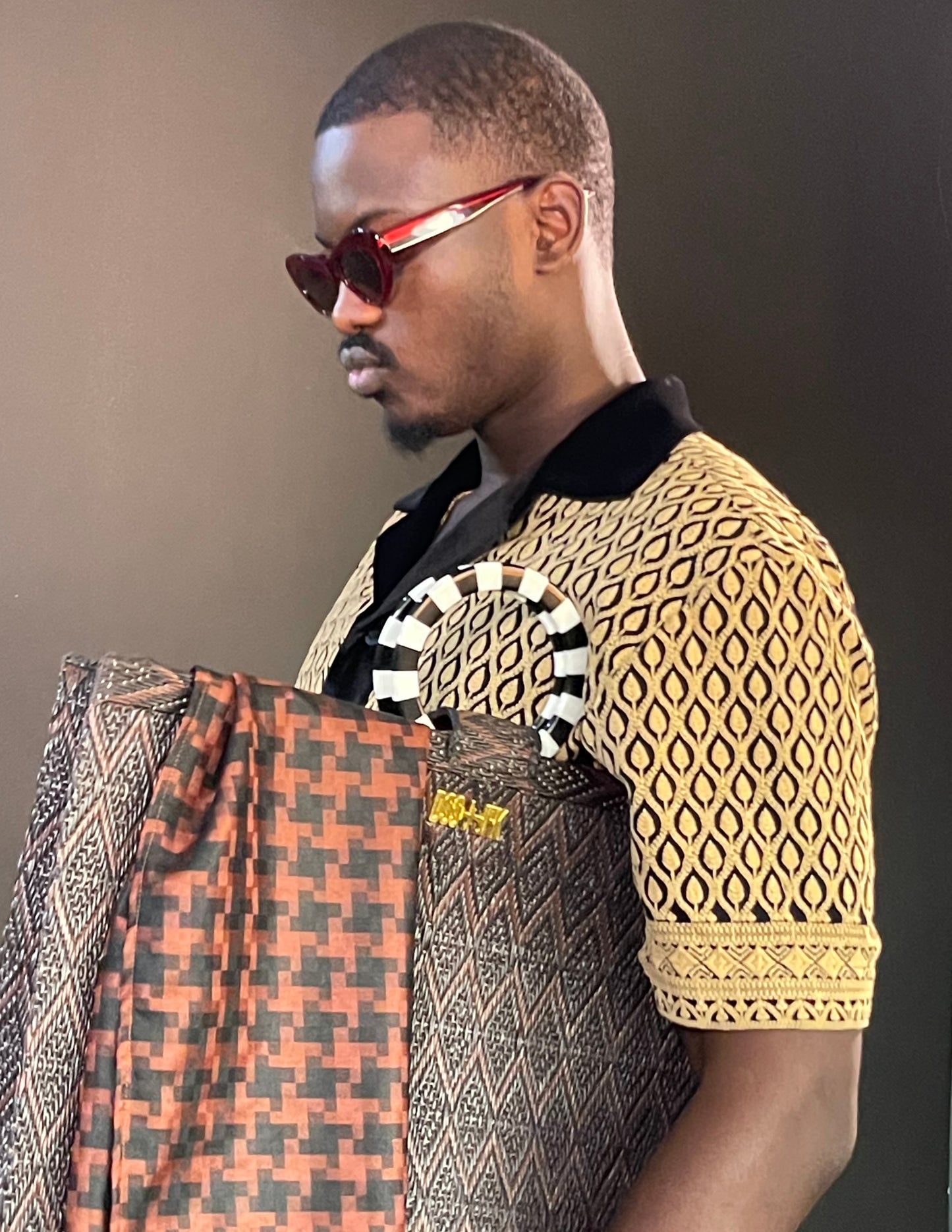 Laye Wheat Bowling Shirt