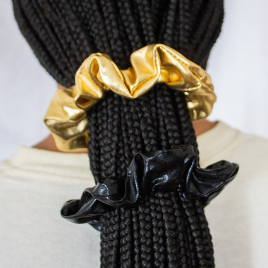 Metallic Scrunchies