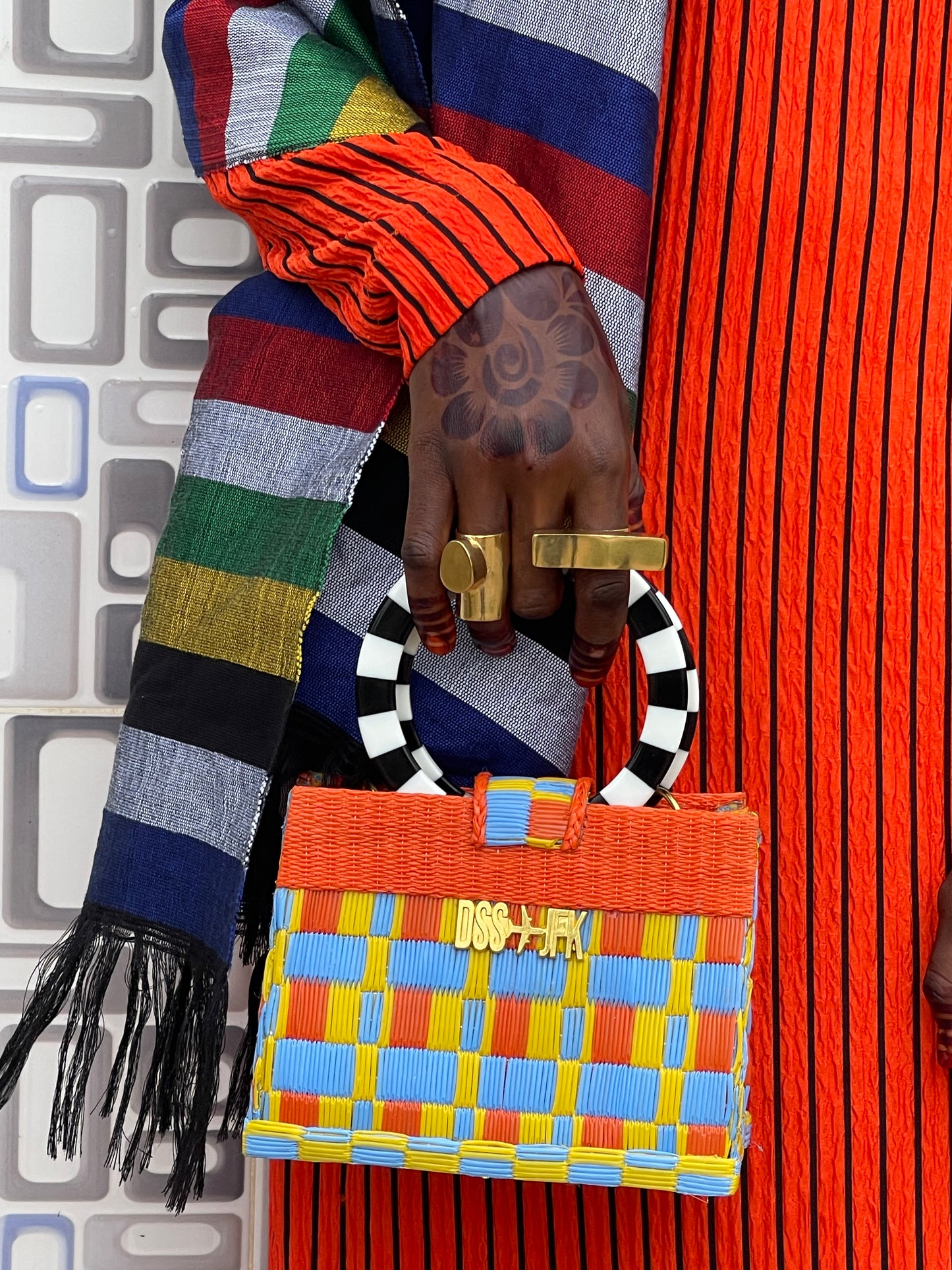 The Soho Mini - Orange, Yellow, and Blue