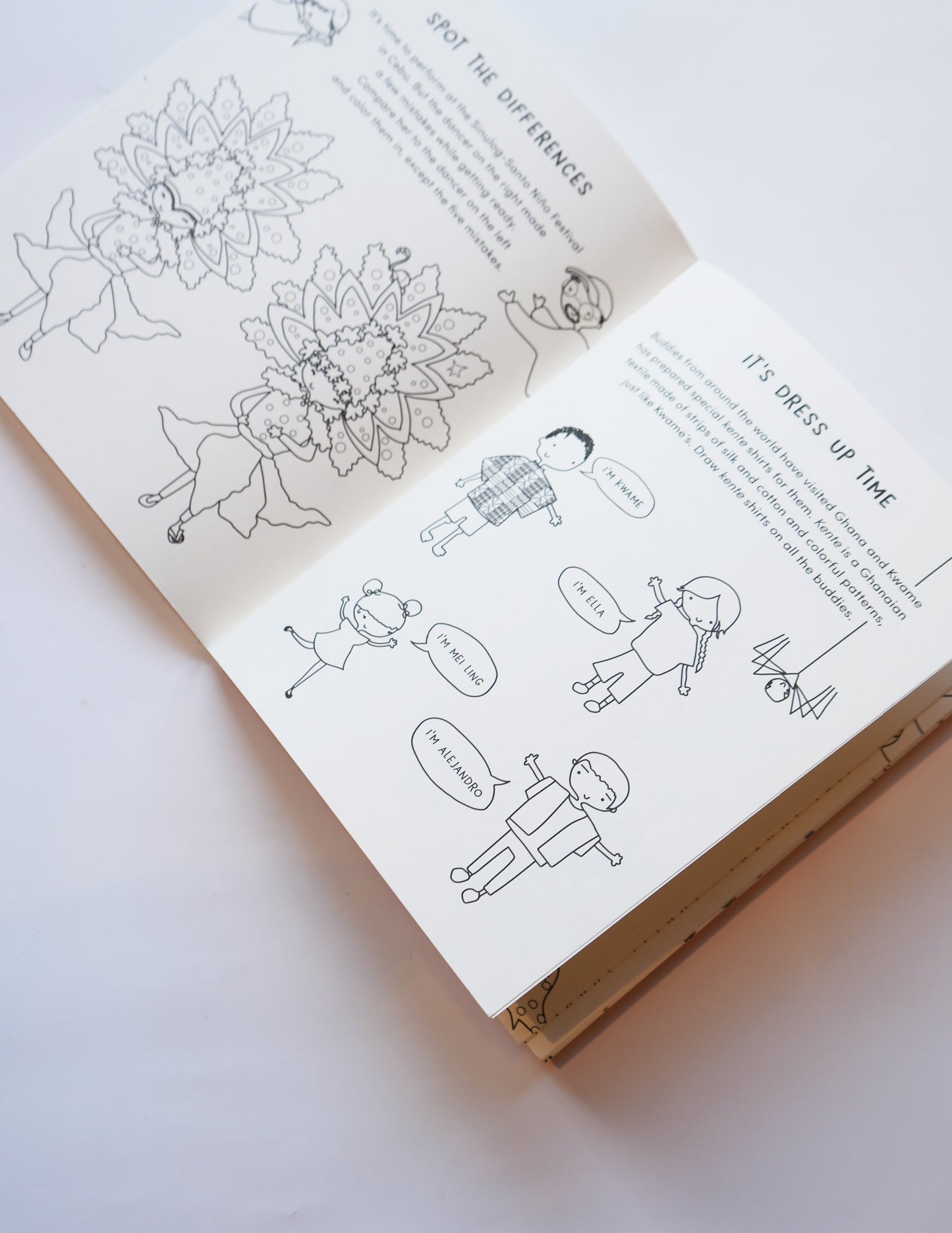 'Around the world' Coloring book