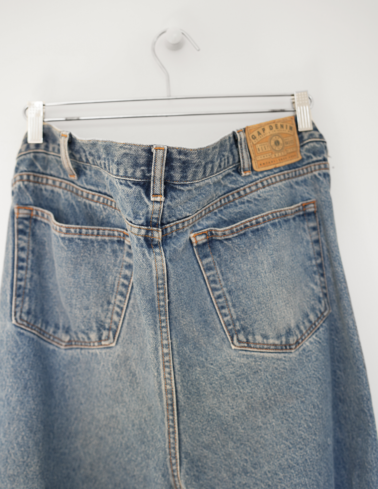 38w Blue Denim/ Silver/Gold O-Ring Hoochie Daddie Jeans