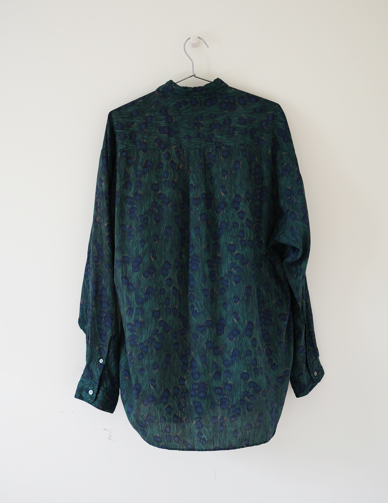 XL/XXL Sweetheart Softie Green & Black Print Button Down