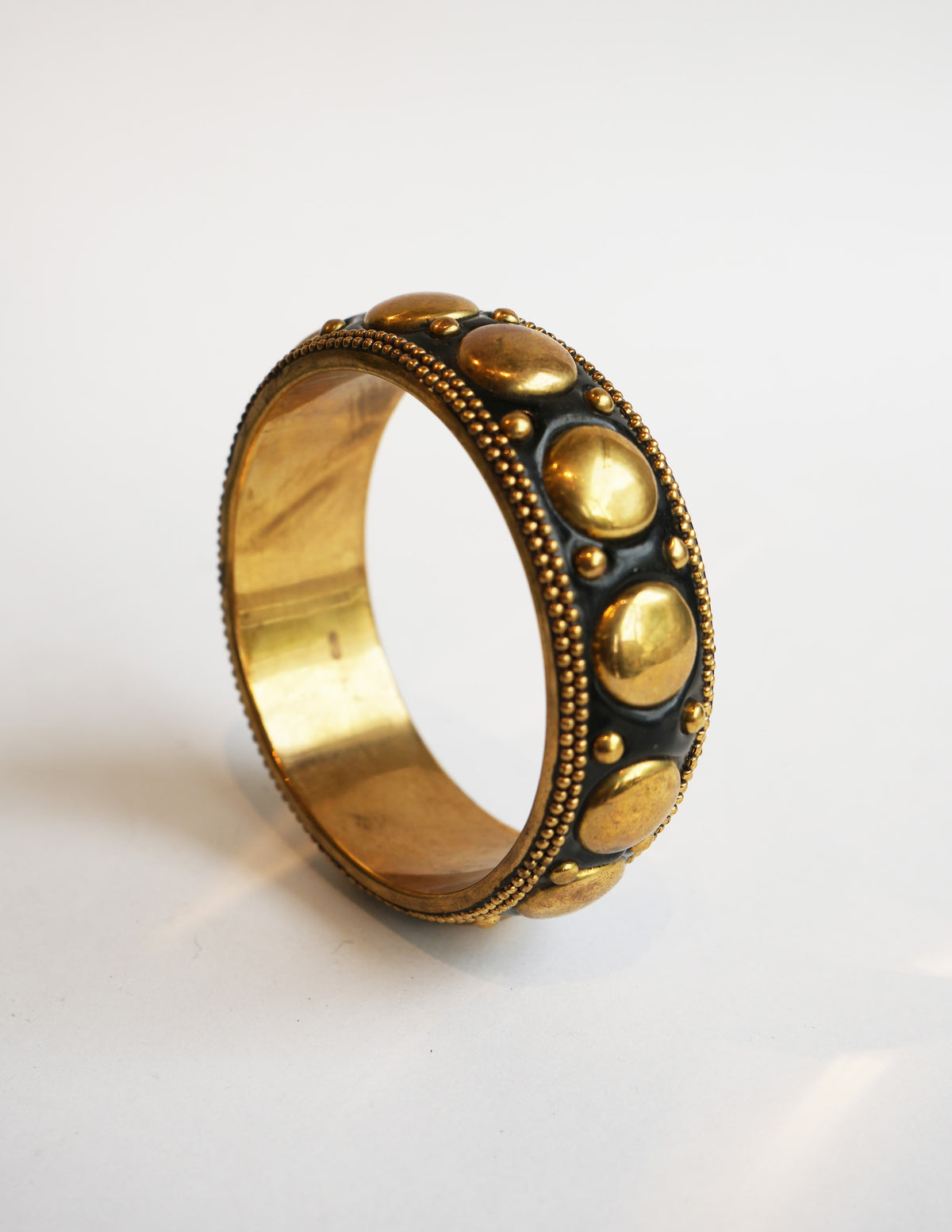 Studded Mixed Metal Cuff - Vintage / Used (Copy)