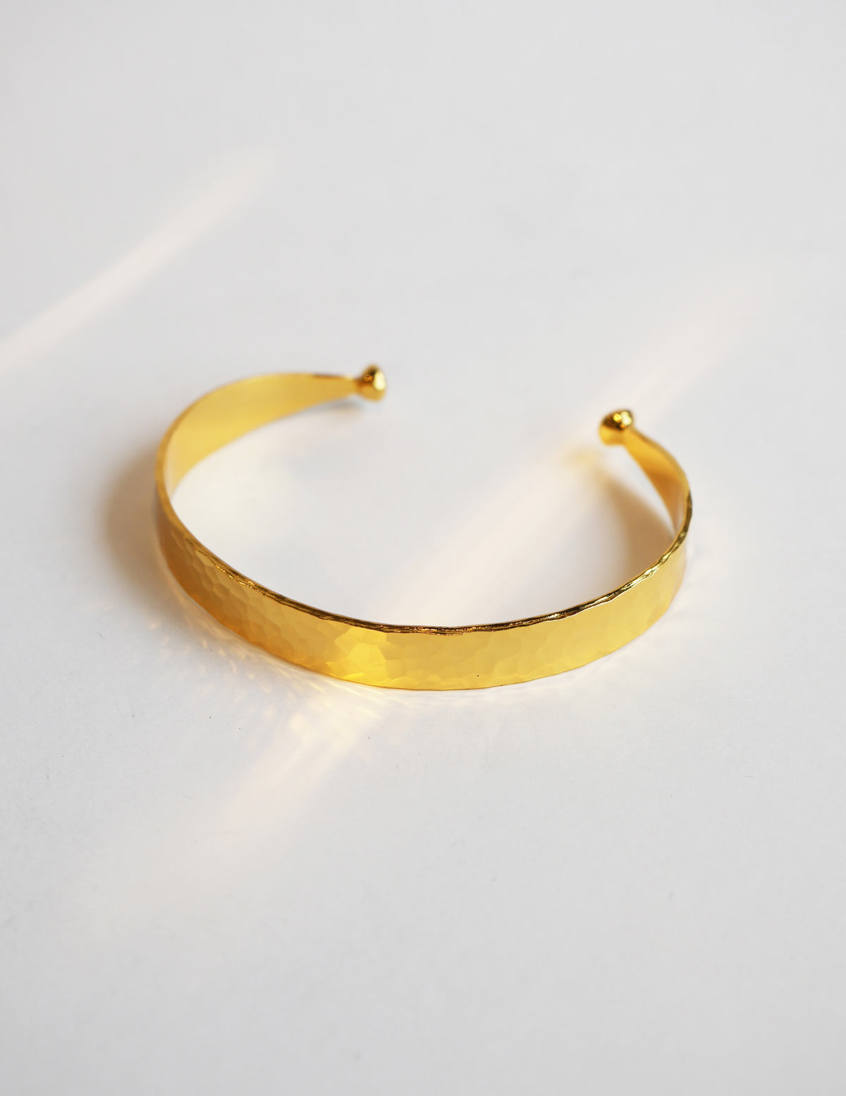 Atlas Gold Plated Brass Cuffs