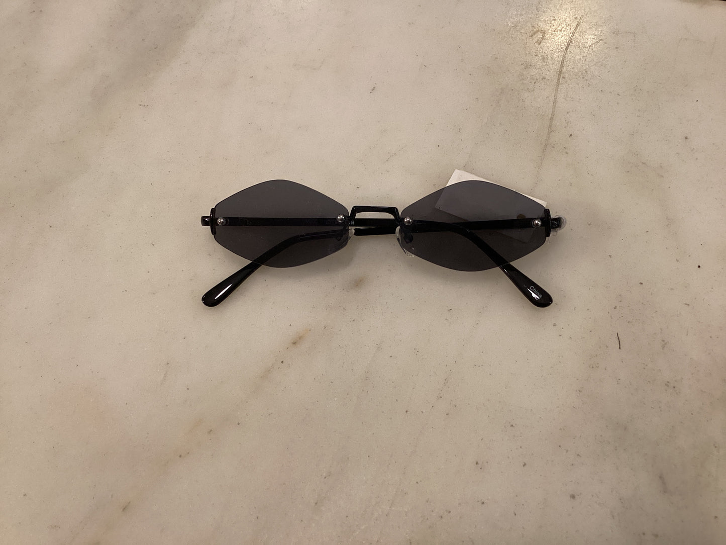 black frameless Sunglasses