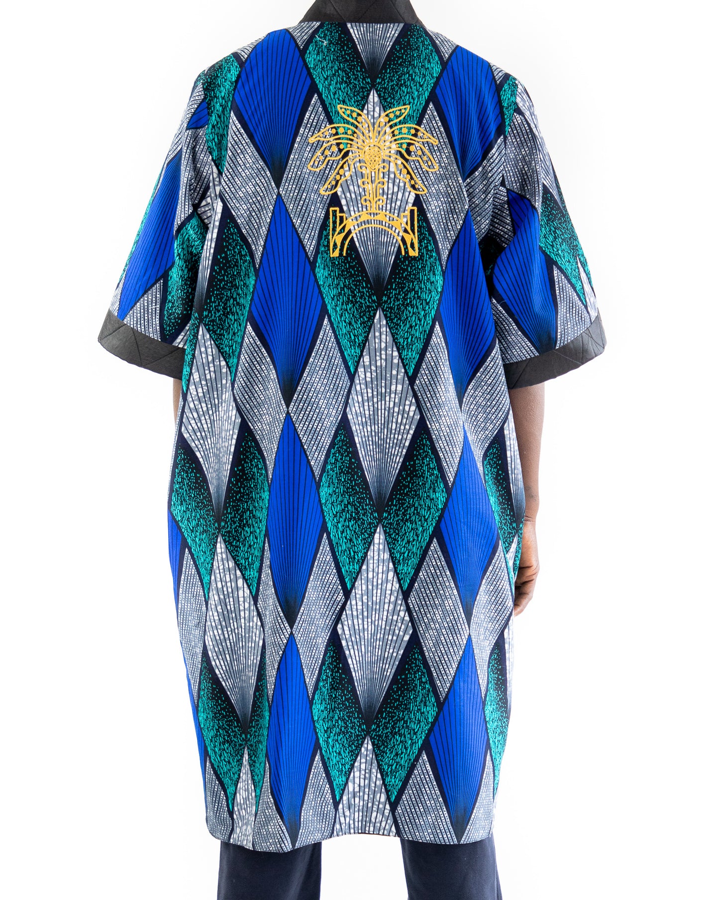 Eldior Sodeck x Rue Dix Diamond Reversible Long Jacket