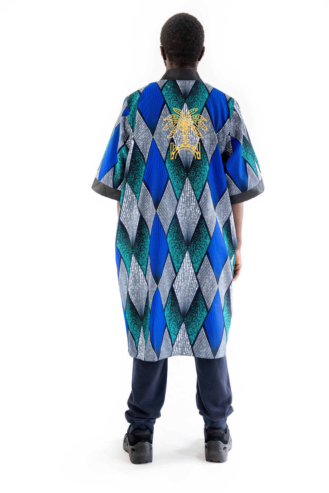 Eldior Sodeck x Rue Dix Diamond Reversible Long Jacket