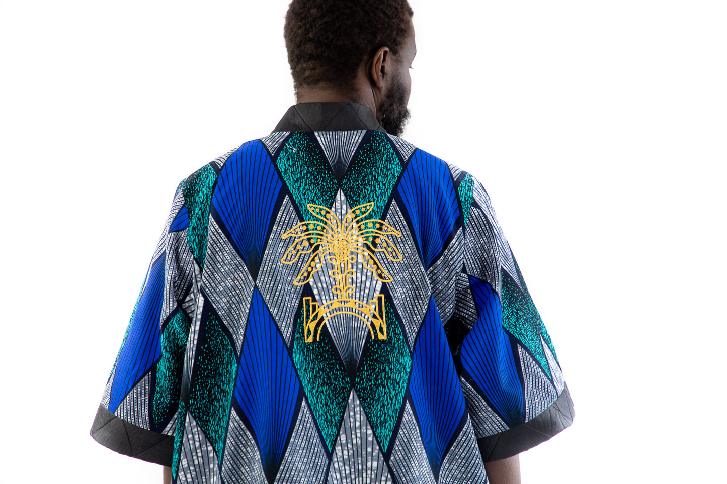 Eldior Sodeck x Rue Dix Diamond Reversible Cropped Jacket