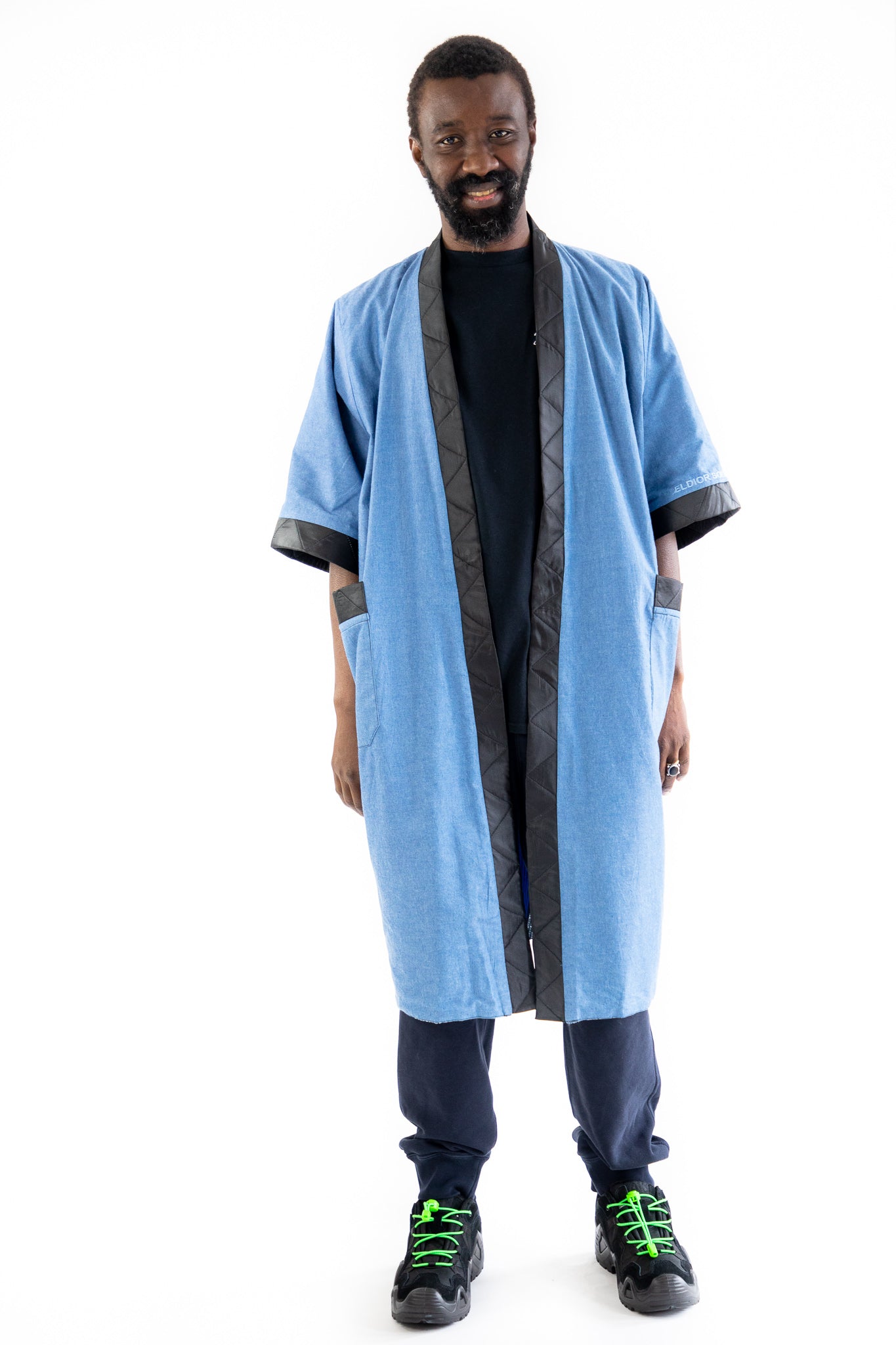 Eldior Sodeck x Rue Dix Diamond Reversible Long Jacket