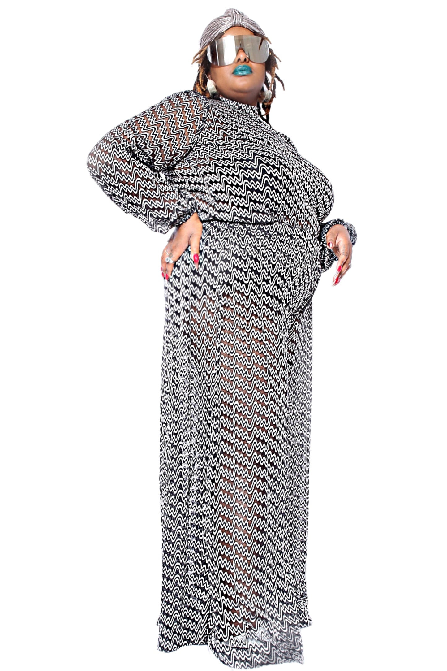 Skyy Squiggle Corded Lace Top
