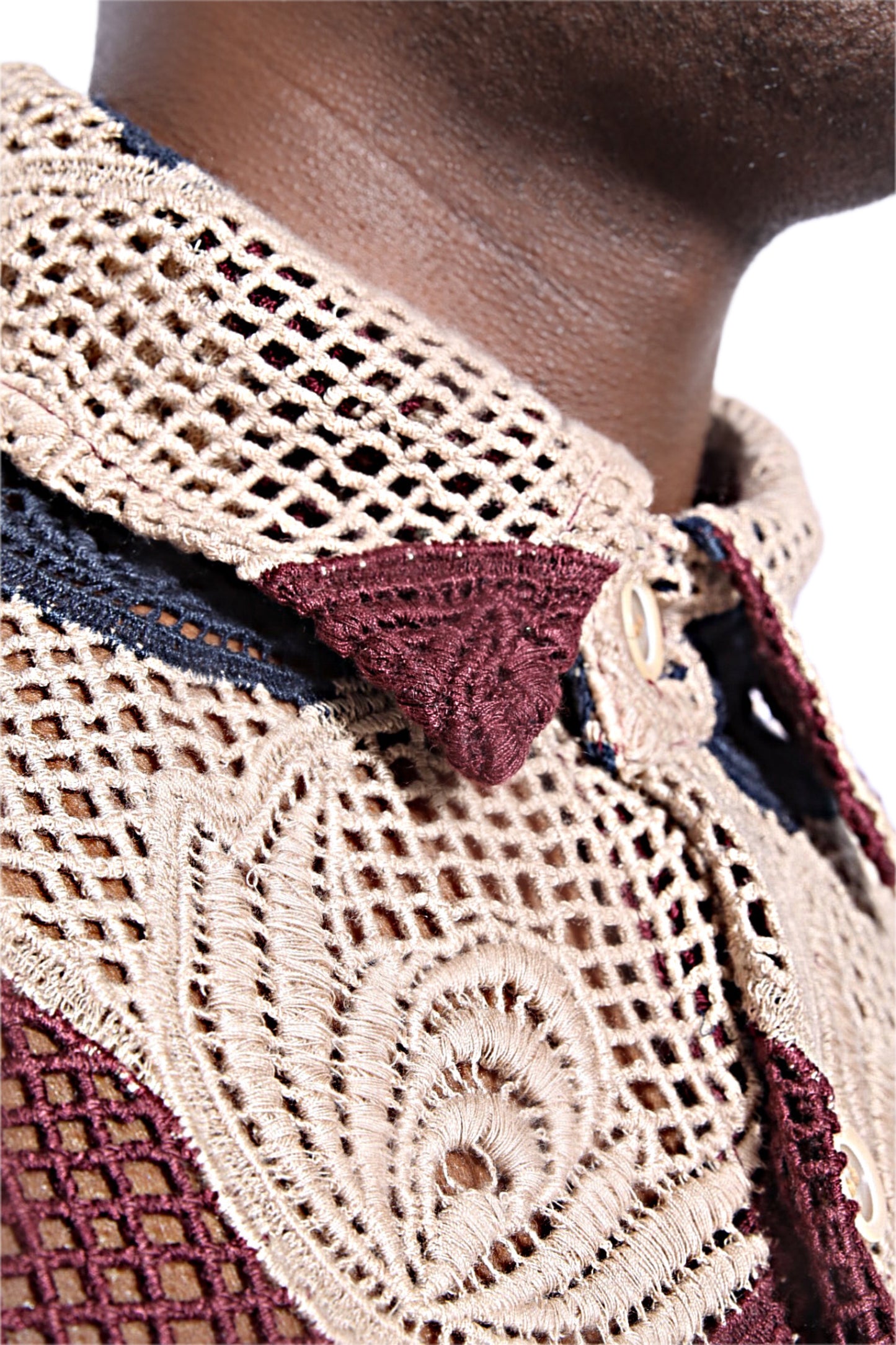 Fulton Colorblock Lace Shirt