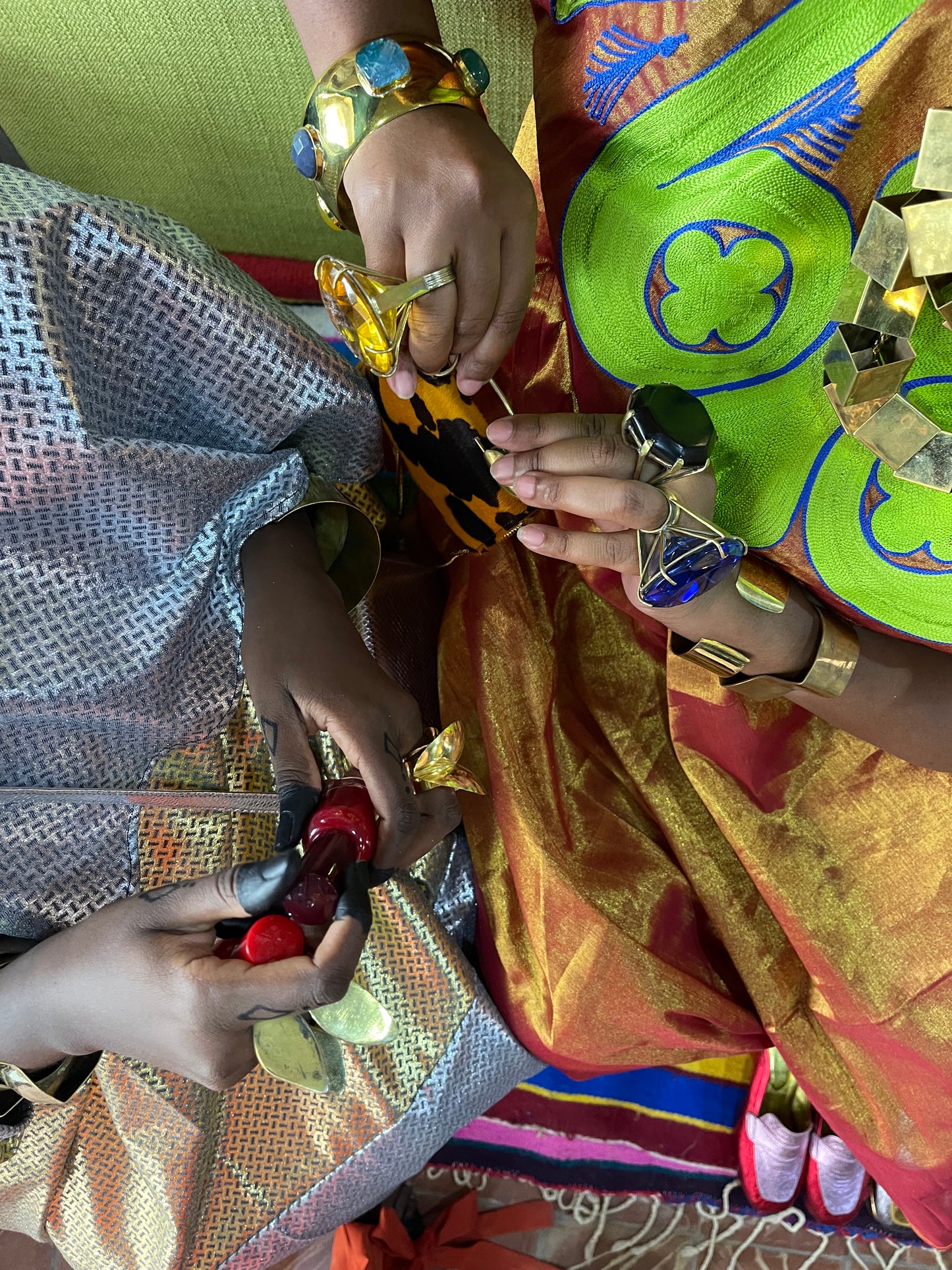 Khadija's Faux Bling Diamond-Cut Ring