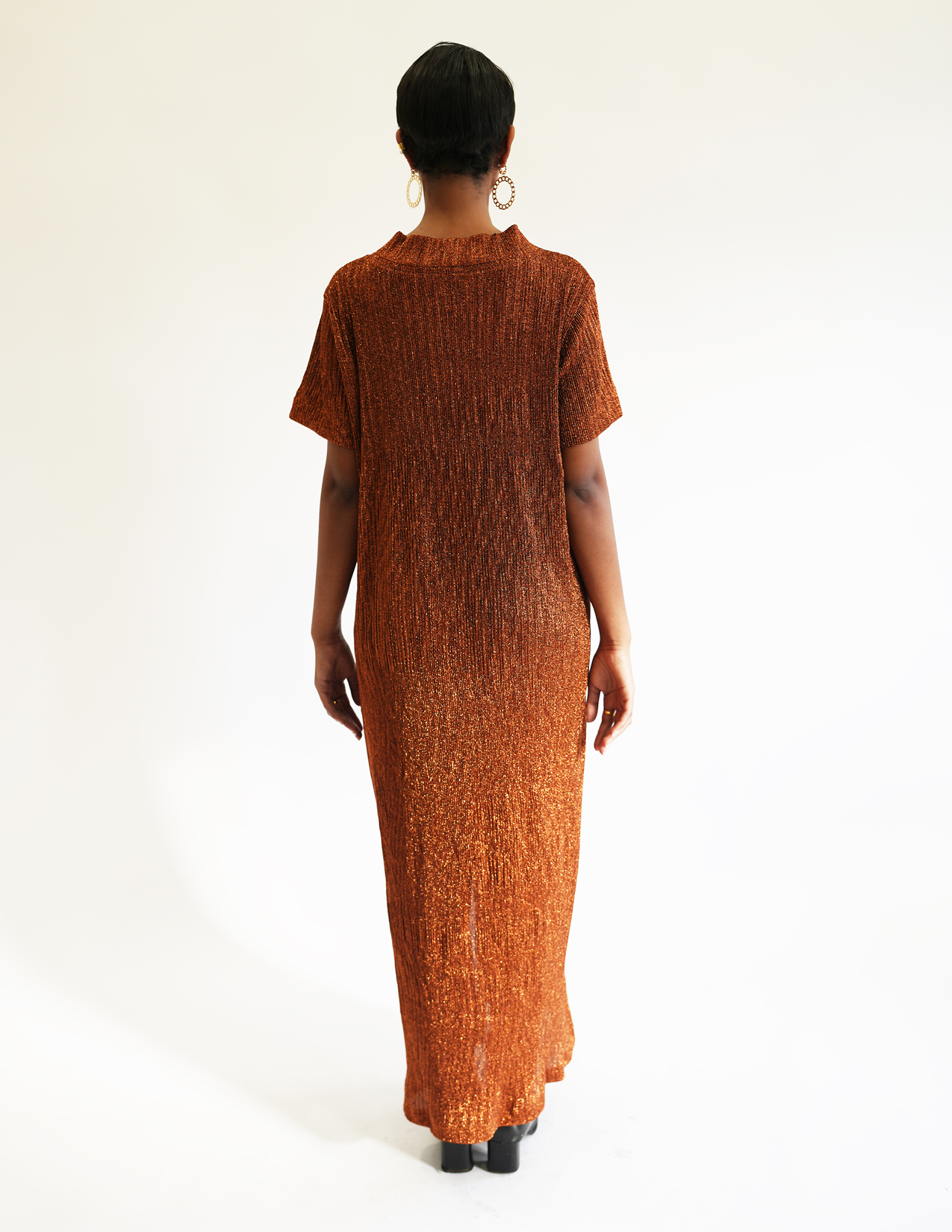 Erica X-Long Tee Copper Dress