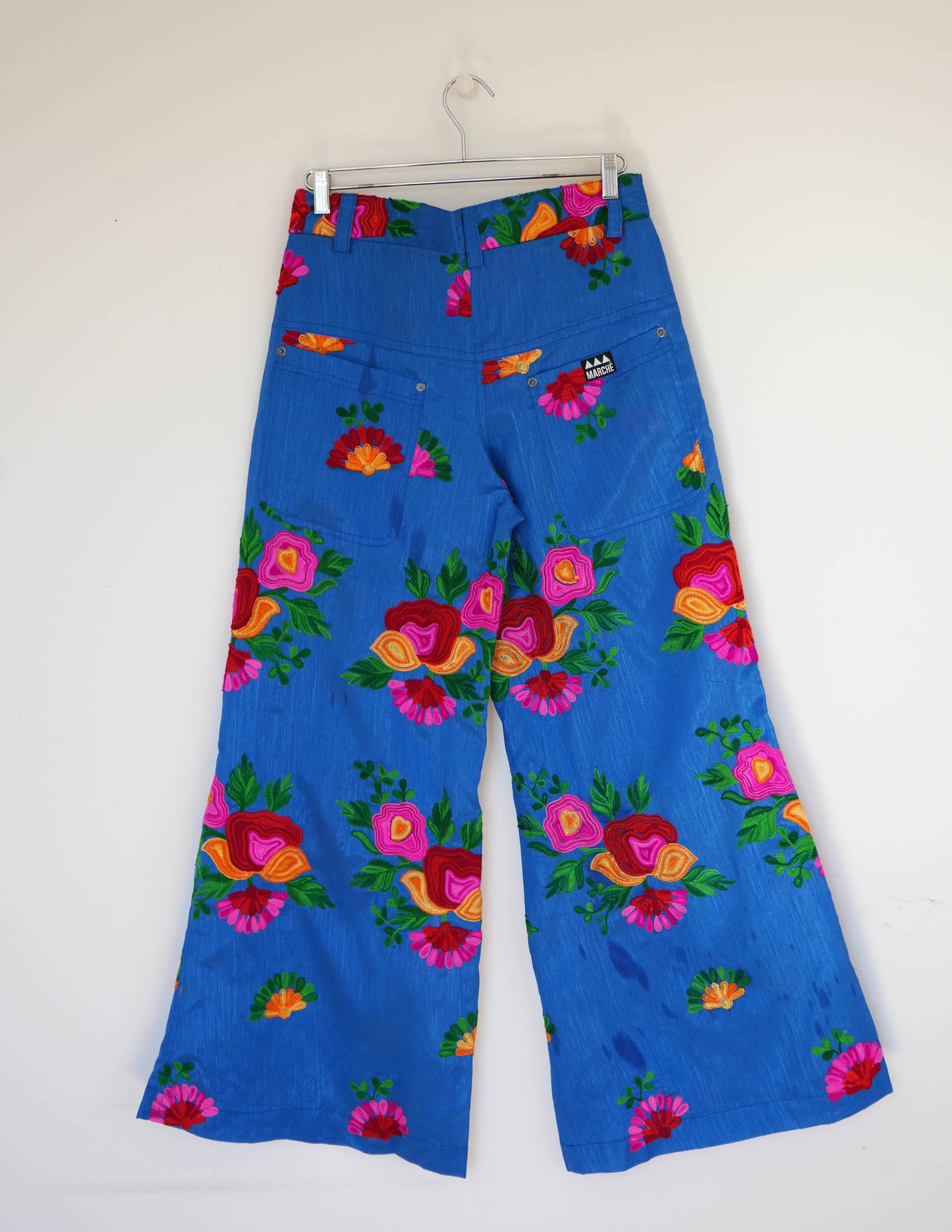 Raver Floral Embroidered Pants