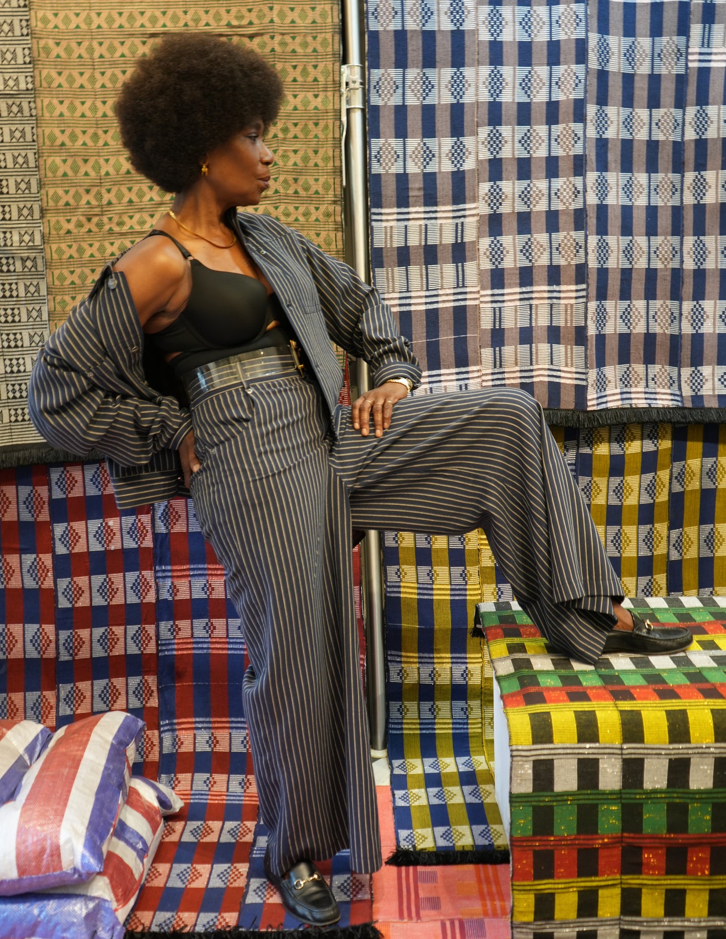 Sailor Pin striped Twill Pant