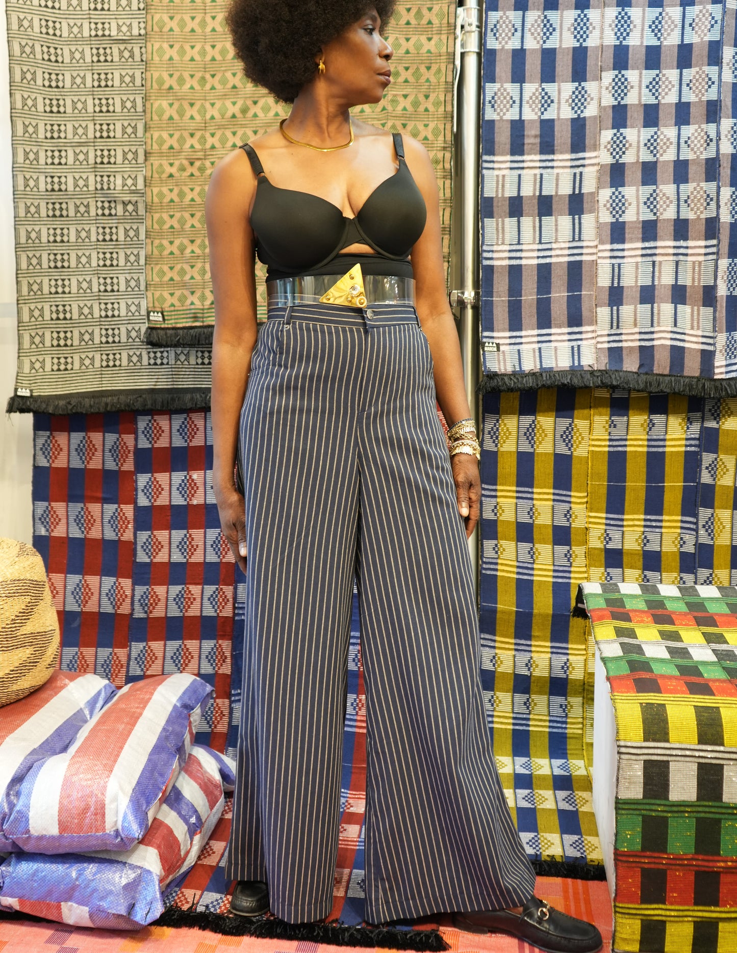 Sailor Pin striped Twill Pant