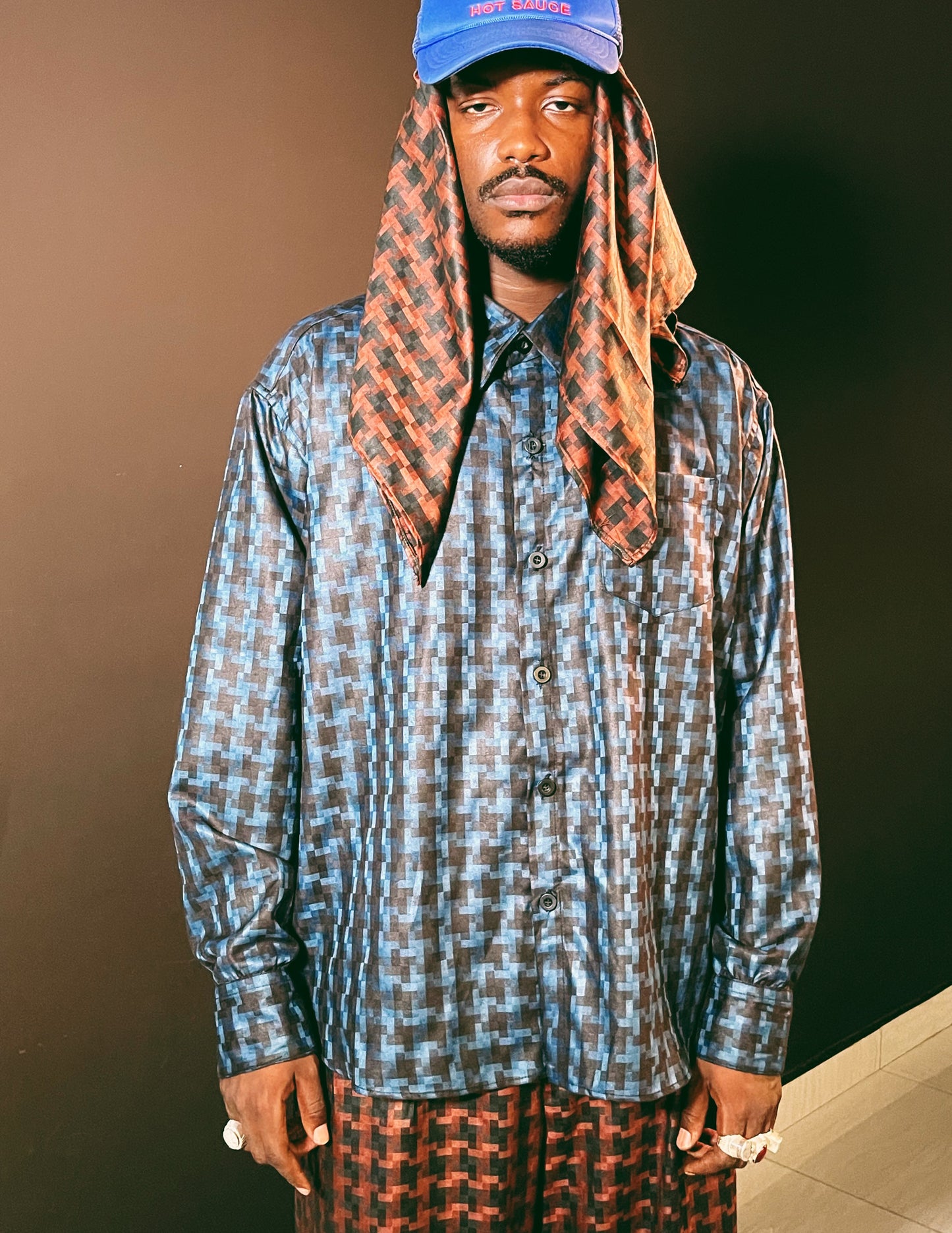 Vinegar Hill II Crop Button Up