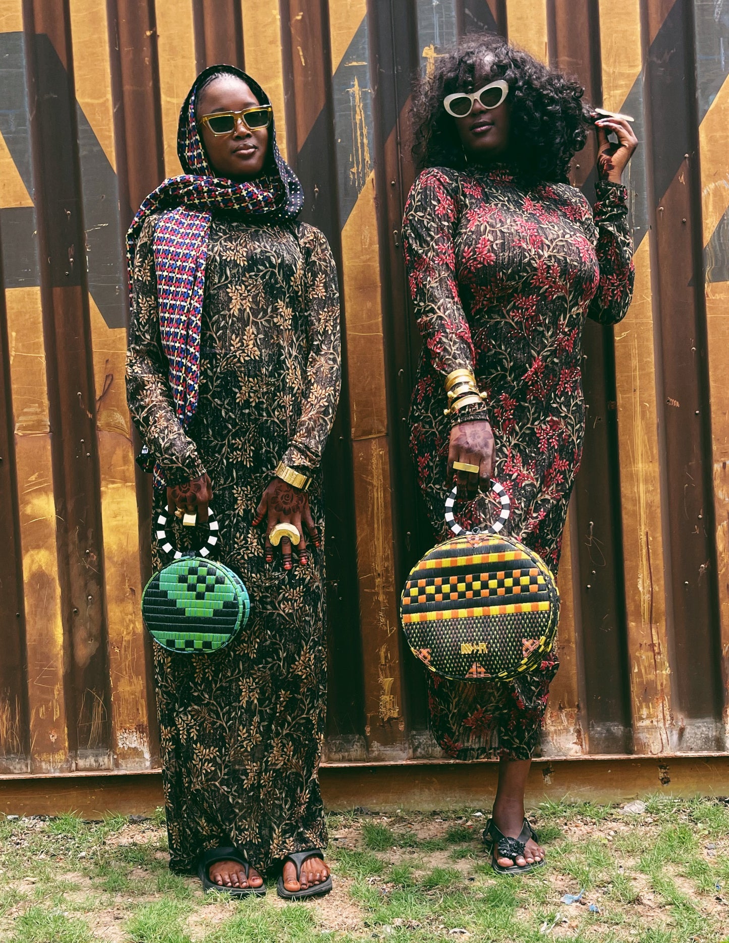 Constance Stretch Maxi Dress- Berry Motif