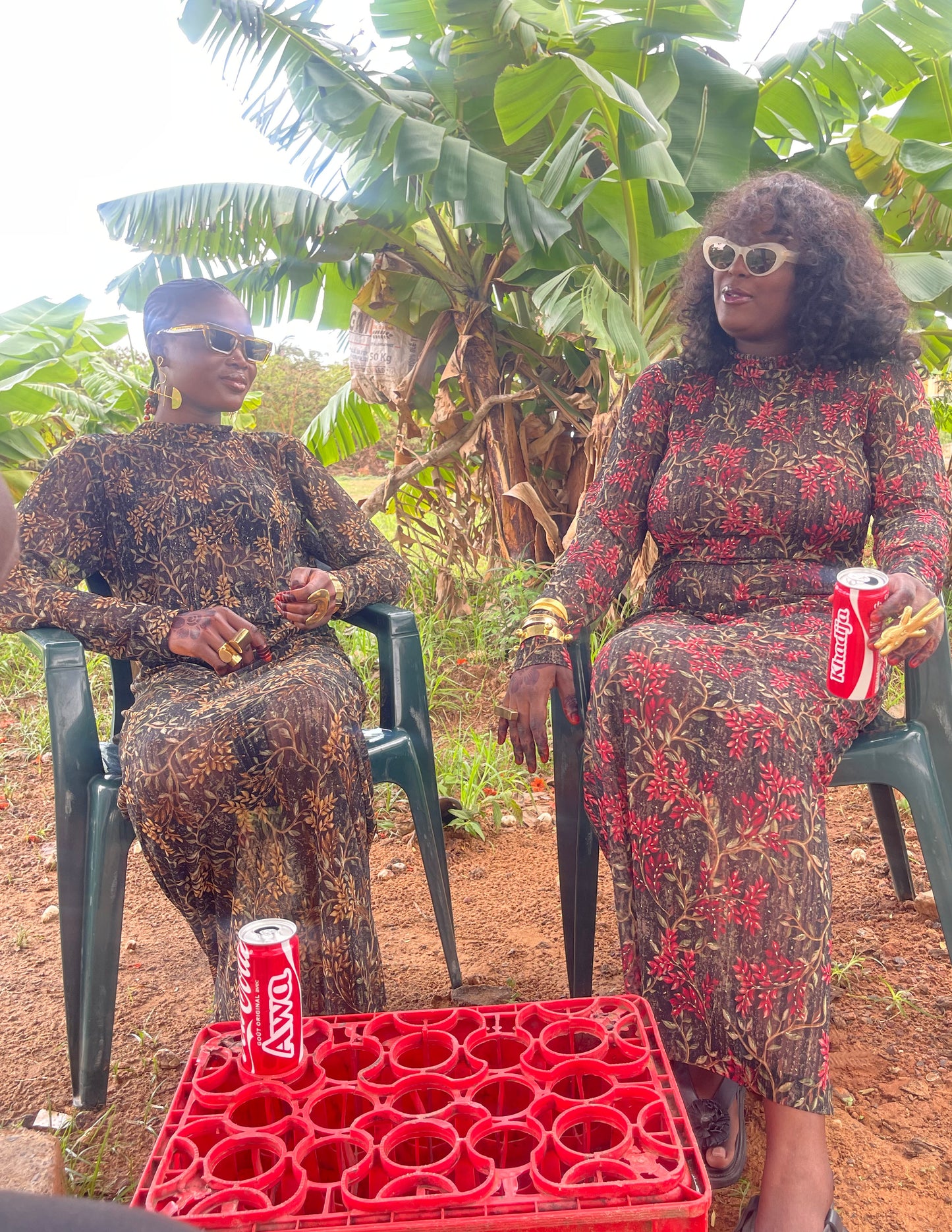 Constance Stretch Maxi Dress- Woodsy Motif