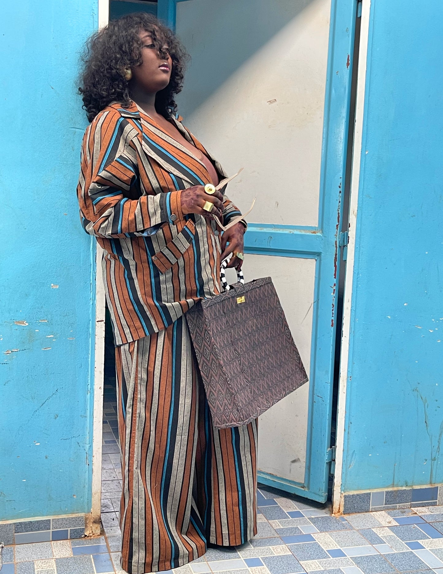 Boss Zee Zee Striped Pants