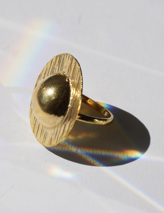 Bona Button Disc Ring