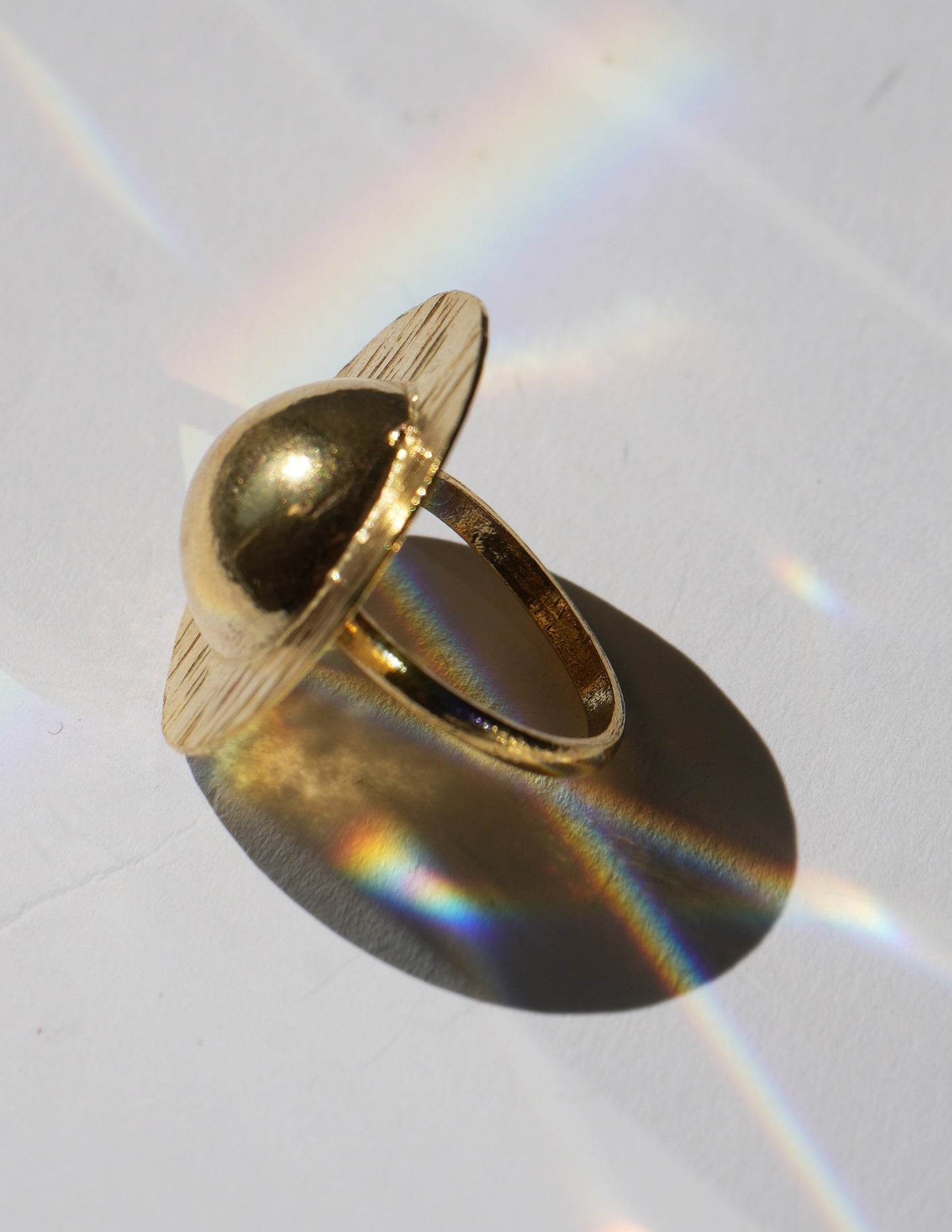 Bona Button Disc Ring
