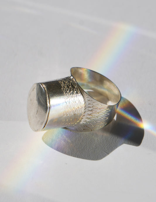 Mwezi Secret Box Ring - Sterling Silver