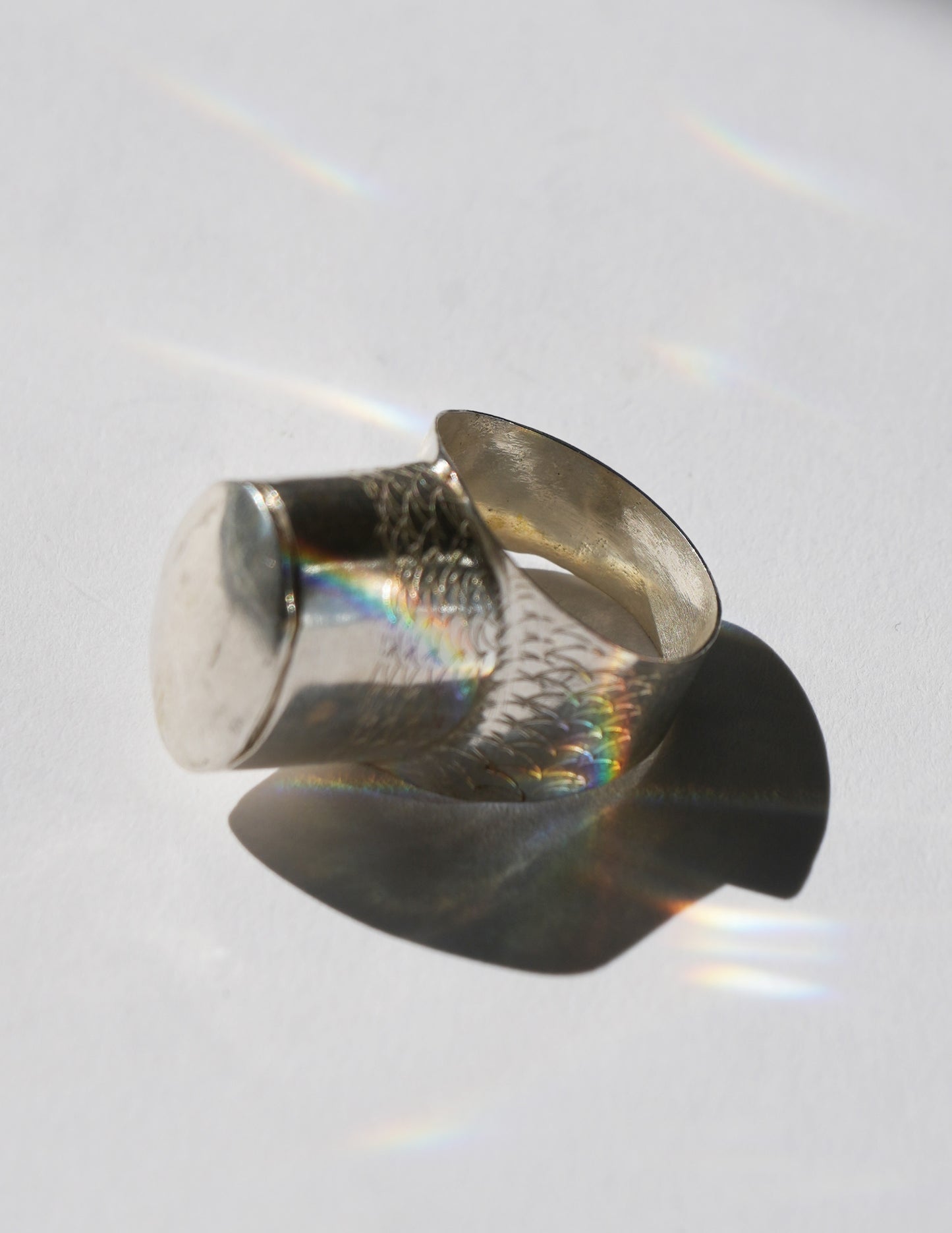 Mwezi Secret Box Ring - Sterling Silver