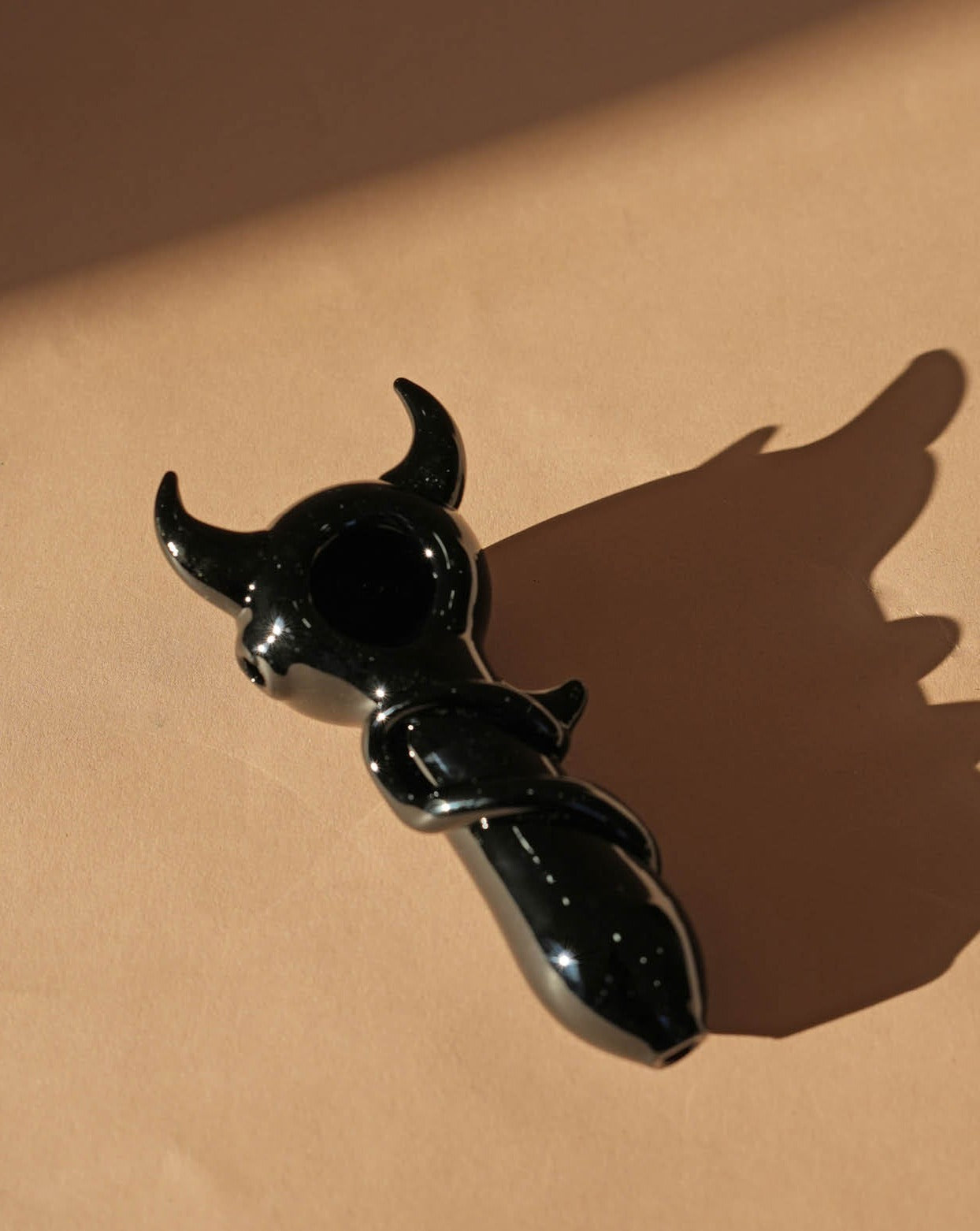 Devil Black Glass Pipe