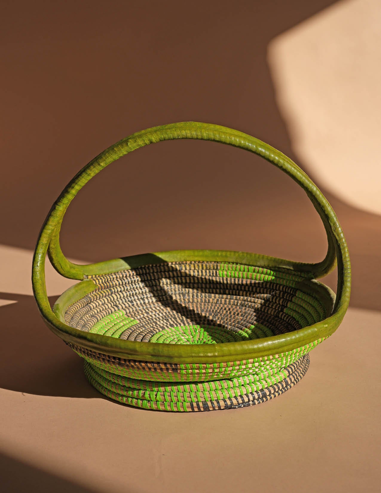 Erikah Woven + Leather Fruit Baskets