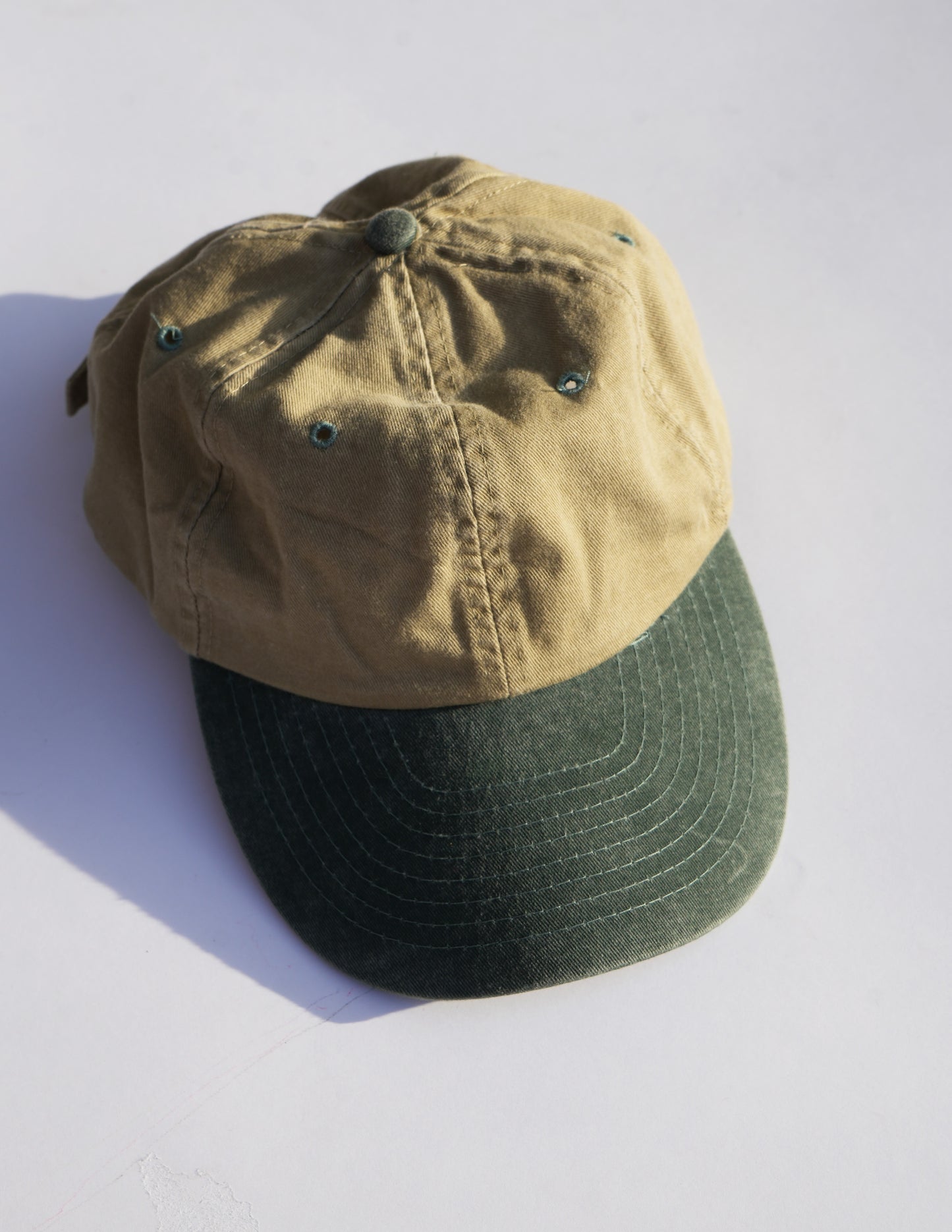 Forest Green Two toned Dad Hat