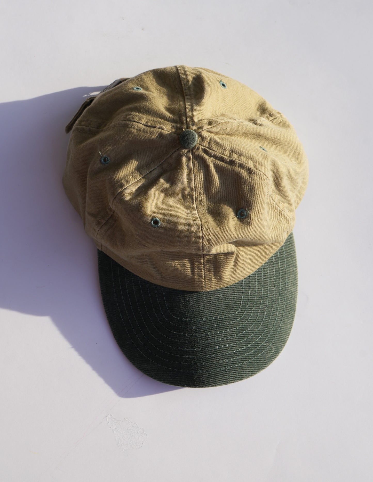 Forest Green Two toned Dad Hat