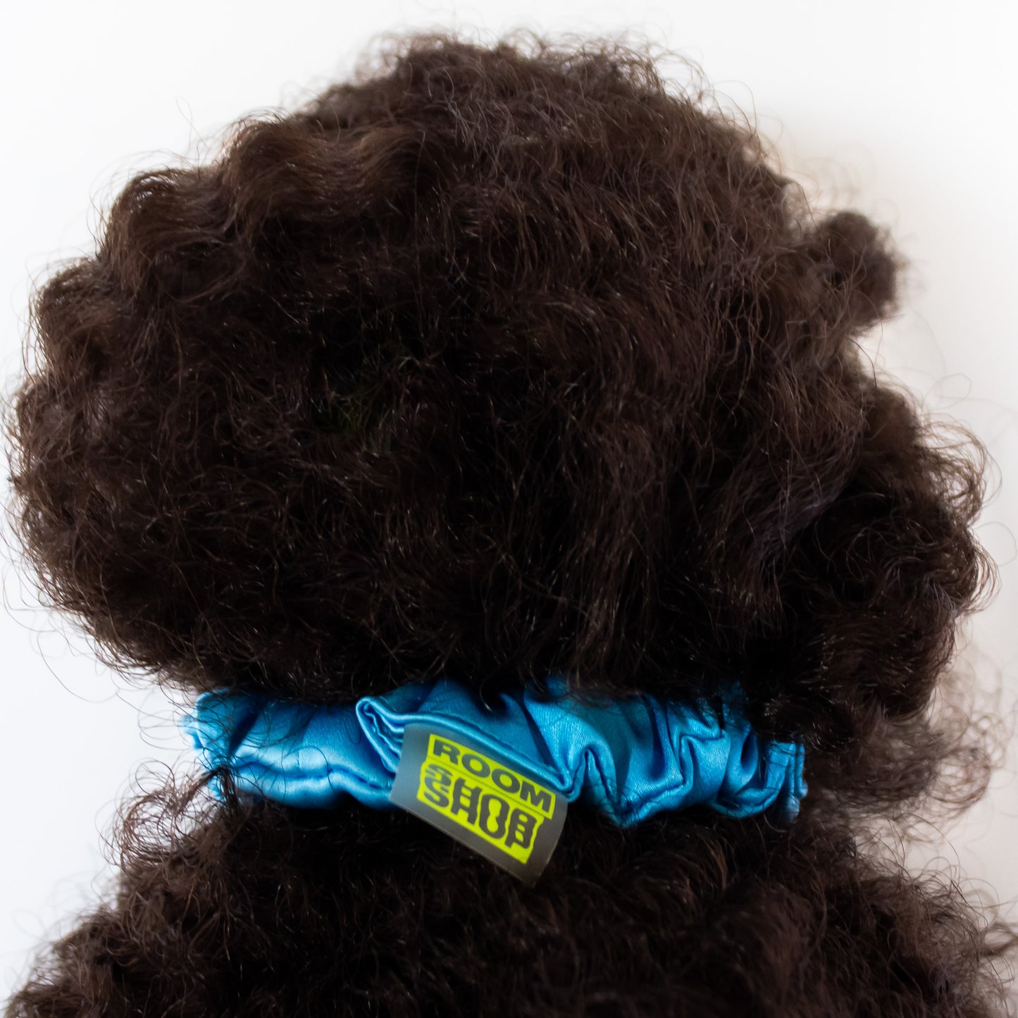 Blue Silk Mini Scrunchie RSV