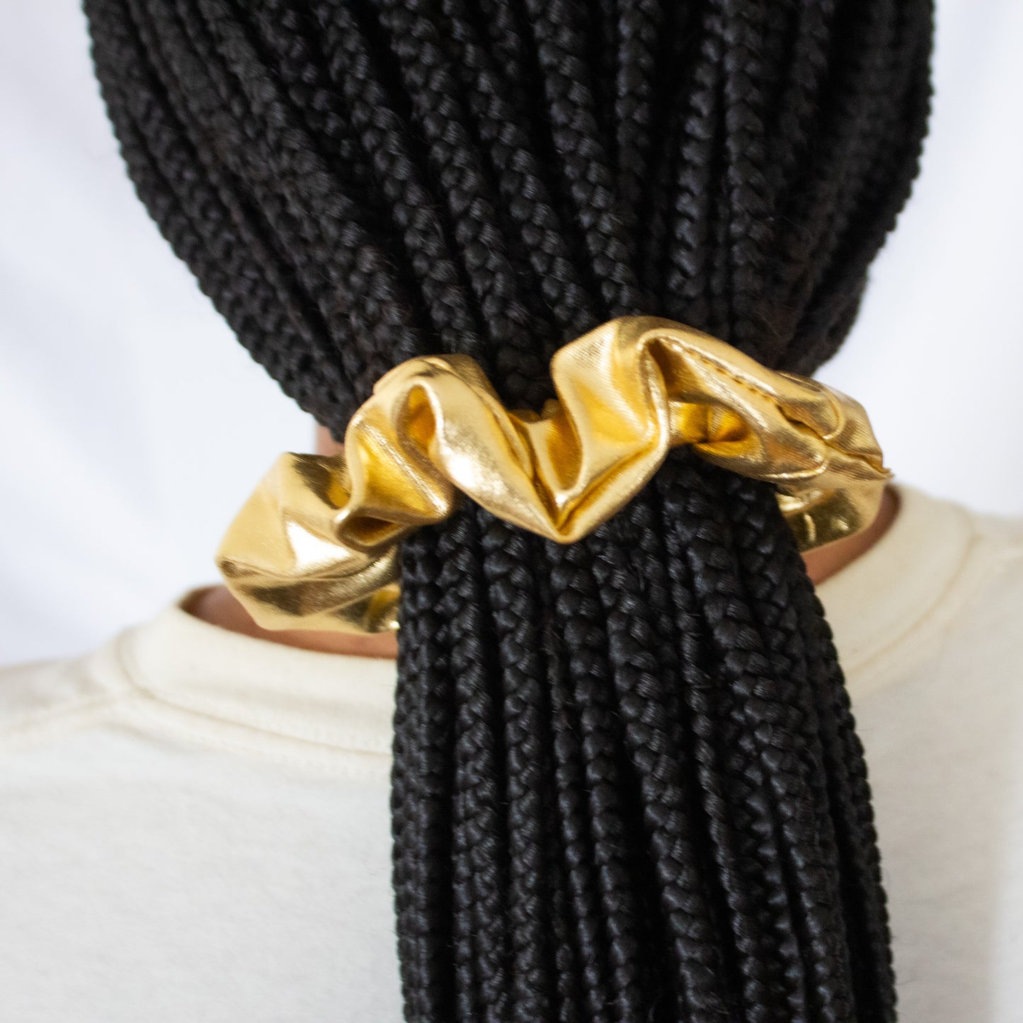 Metallic Scrunchies