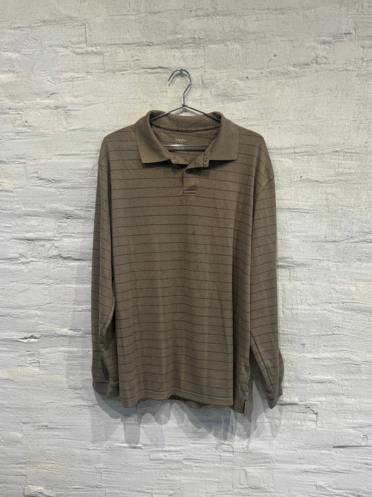 Haggar Long Sleeve Polo - Vintage / Used