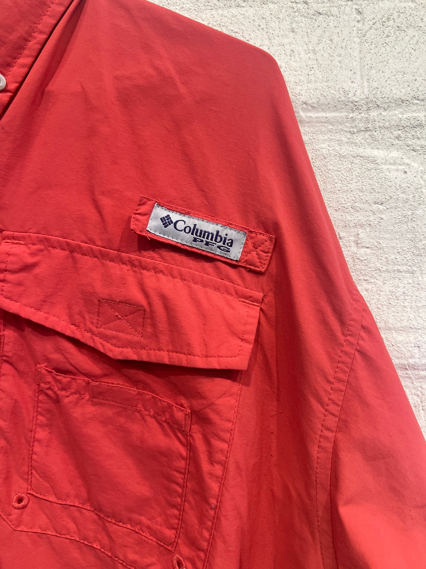 Columbia Salmon Button Down - Vintage/Used