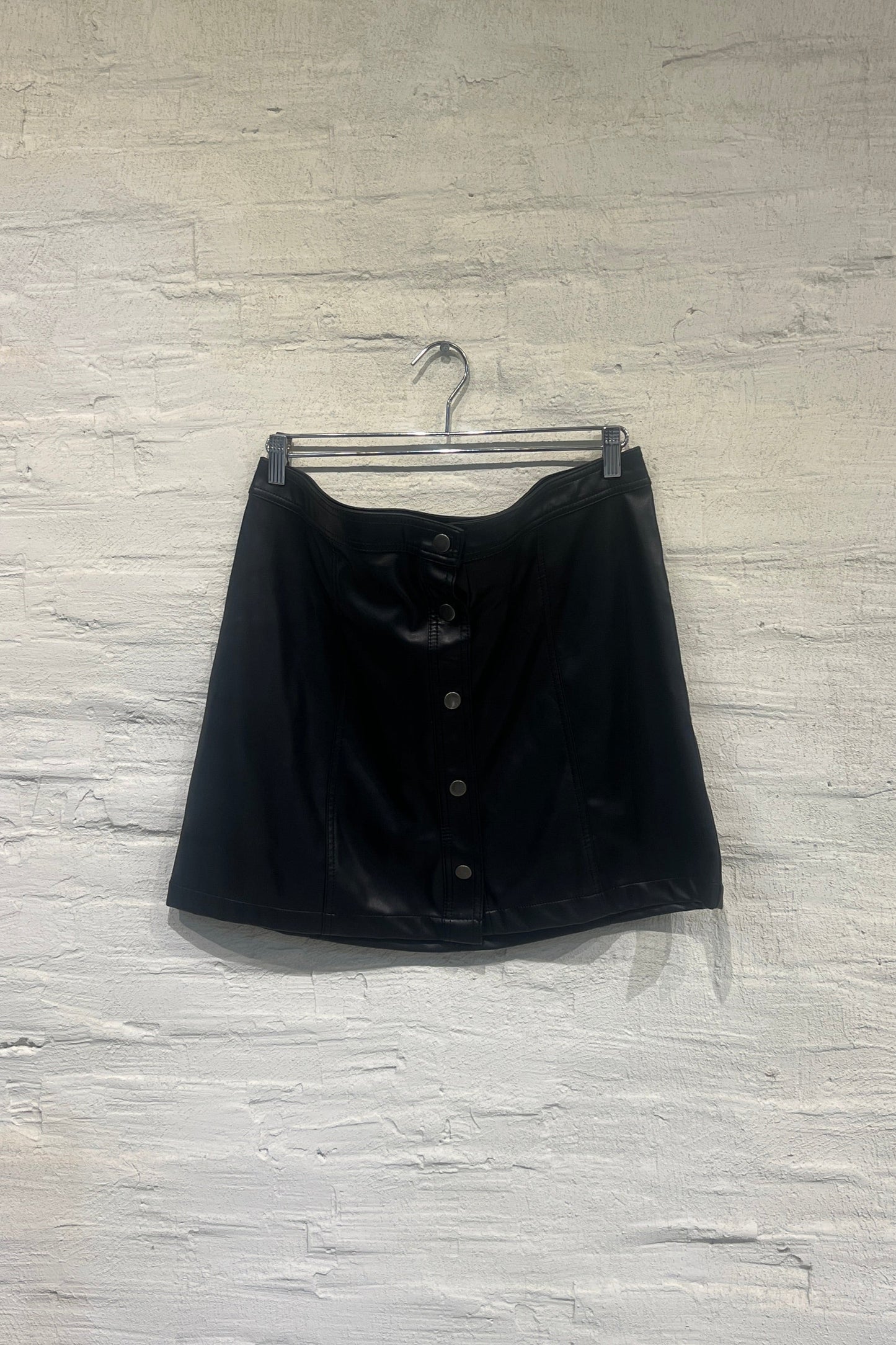 PU Leather Mini Skirt - Vintage /Used