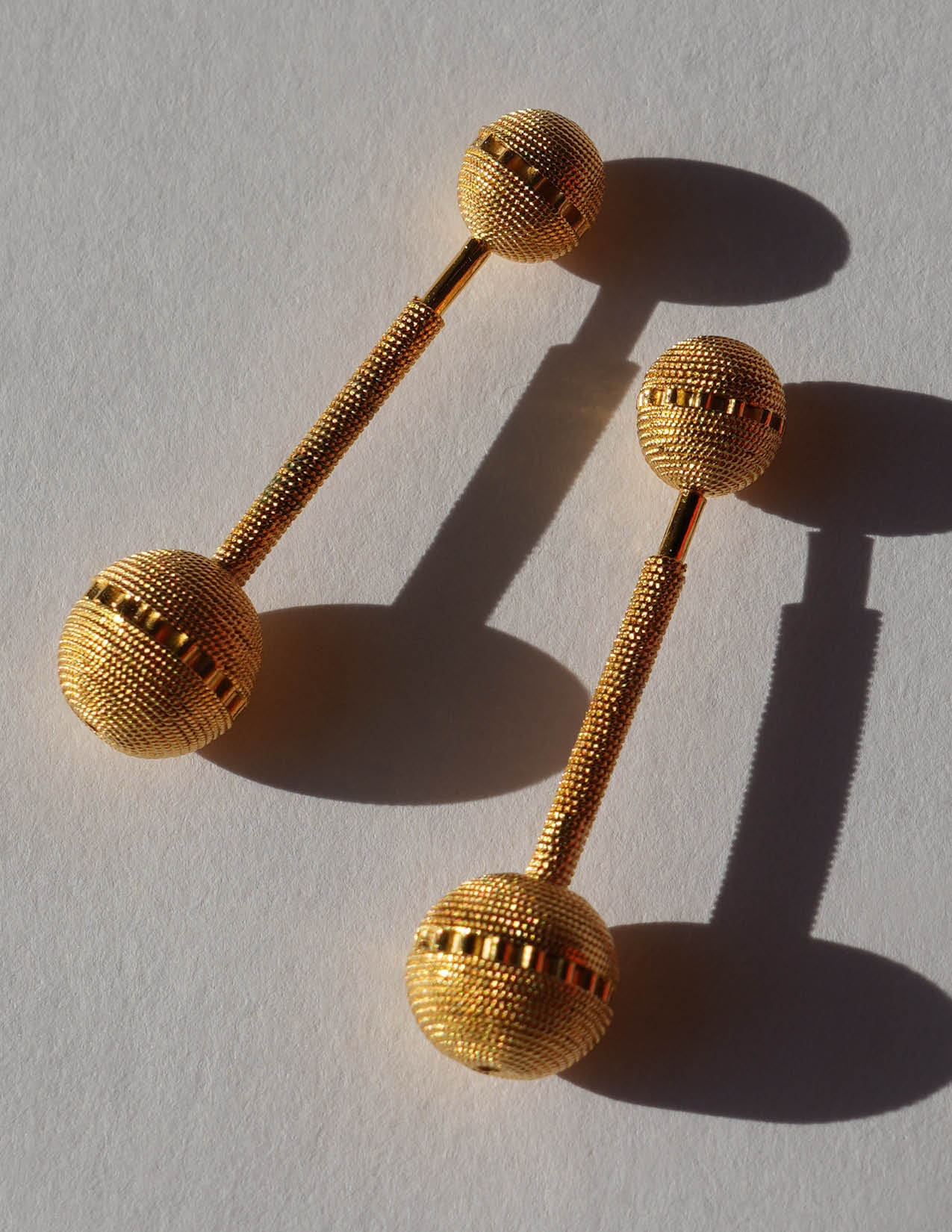 Space Connection 24K Gold Vermeil Earrings