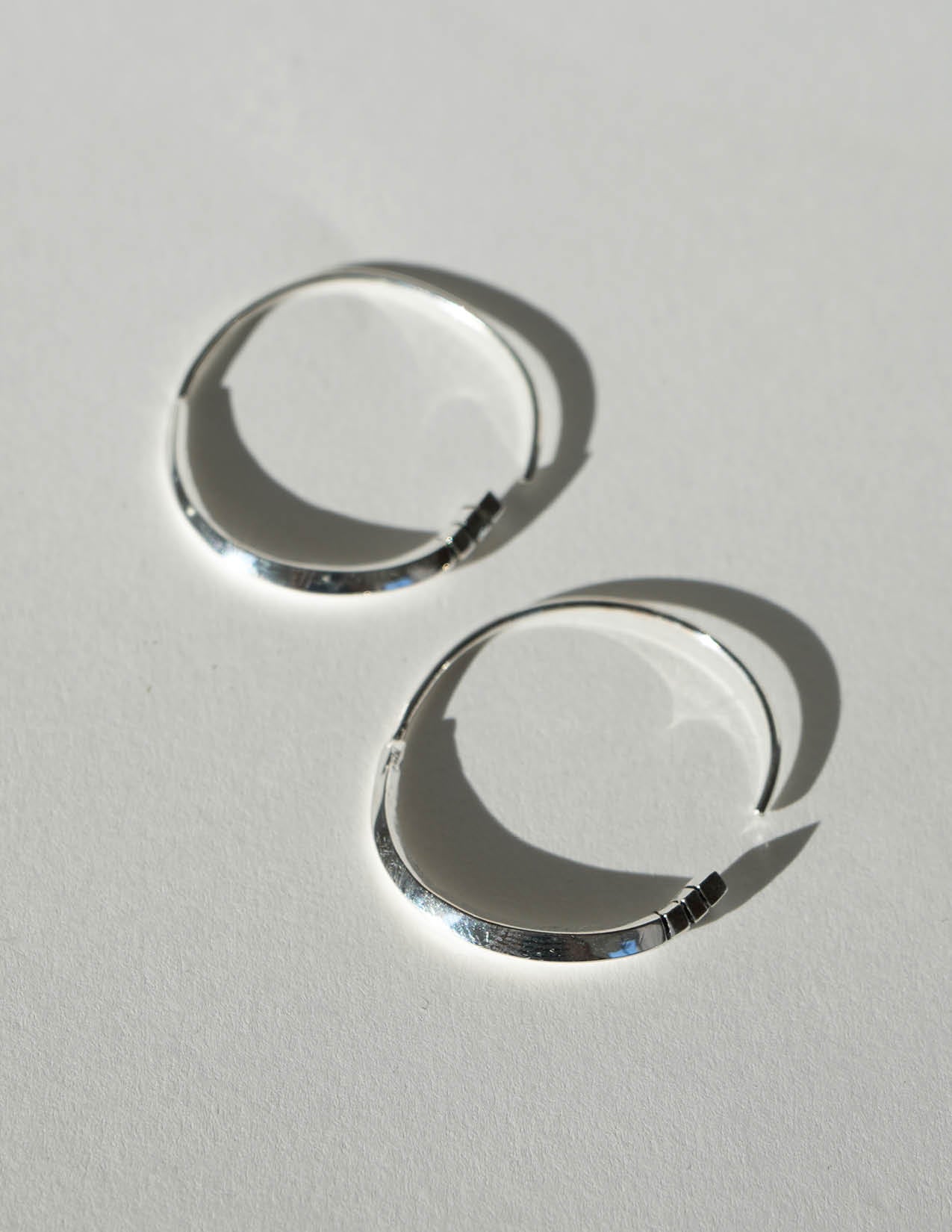 Fatima Hoop Sterling Silver Earrings