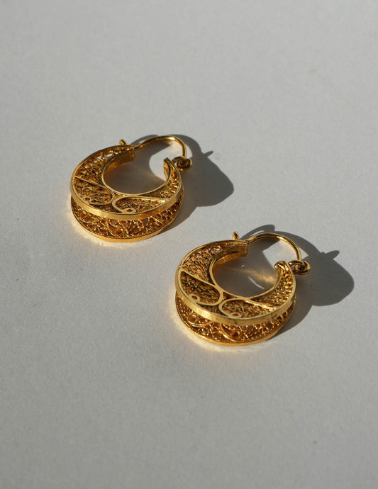 Melanie 24K Gold Vermeil Earrings