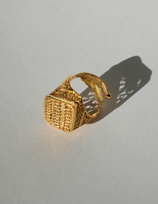 Boma 24K Gold Vermeil Ring