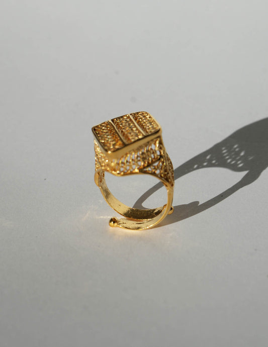 Boma 24K Gold Vermeil Ring