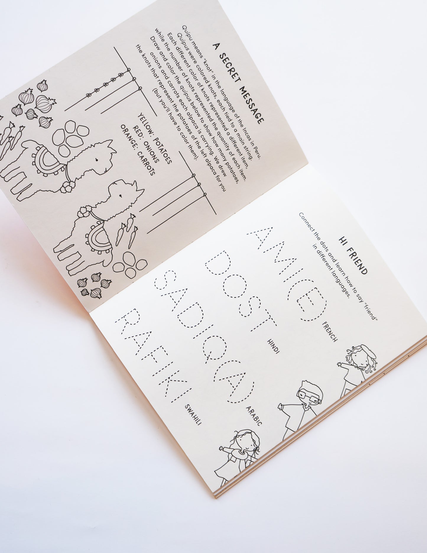 'Around the world' Coloring book