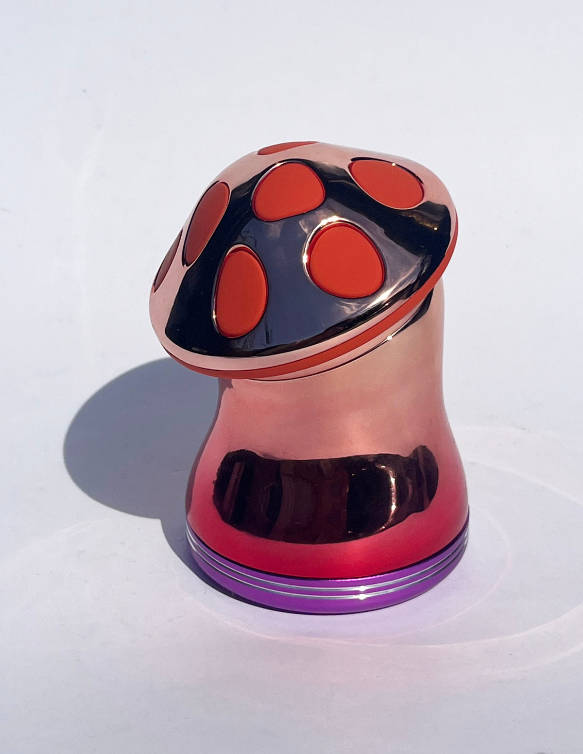 Mushroom Grinder - Pink Chrome