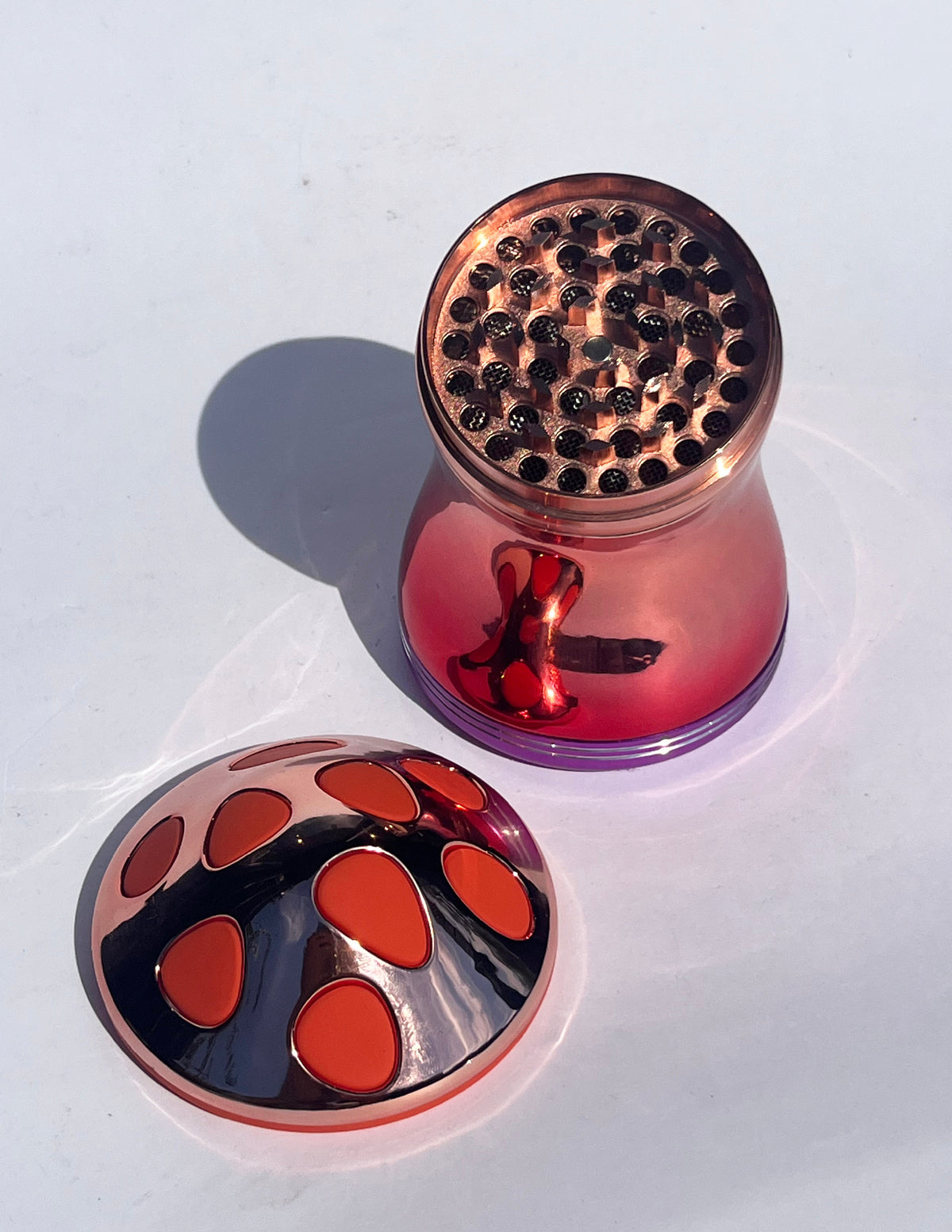 Mushroom Grinder - Pink Chrome