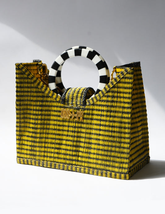 The Downtown Party Bag - yellow