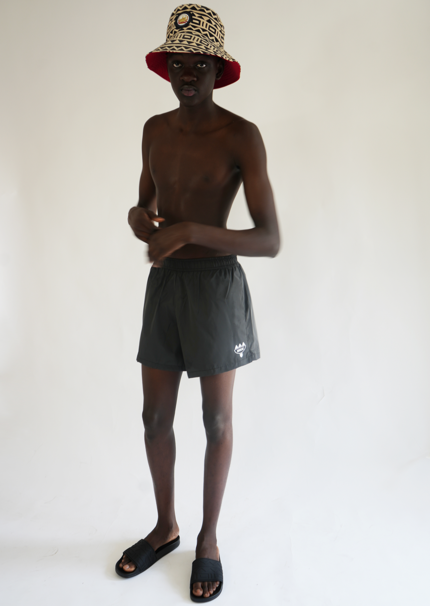 Black Marché Reflective Run Short