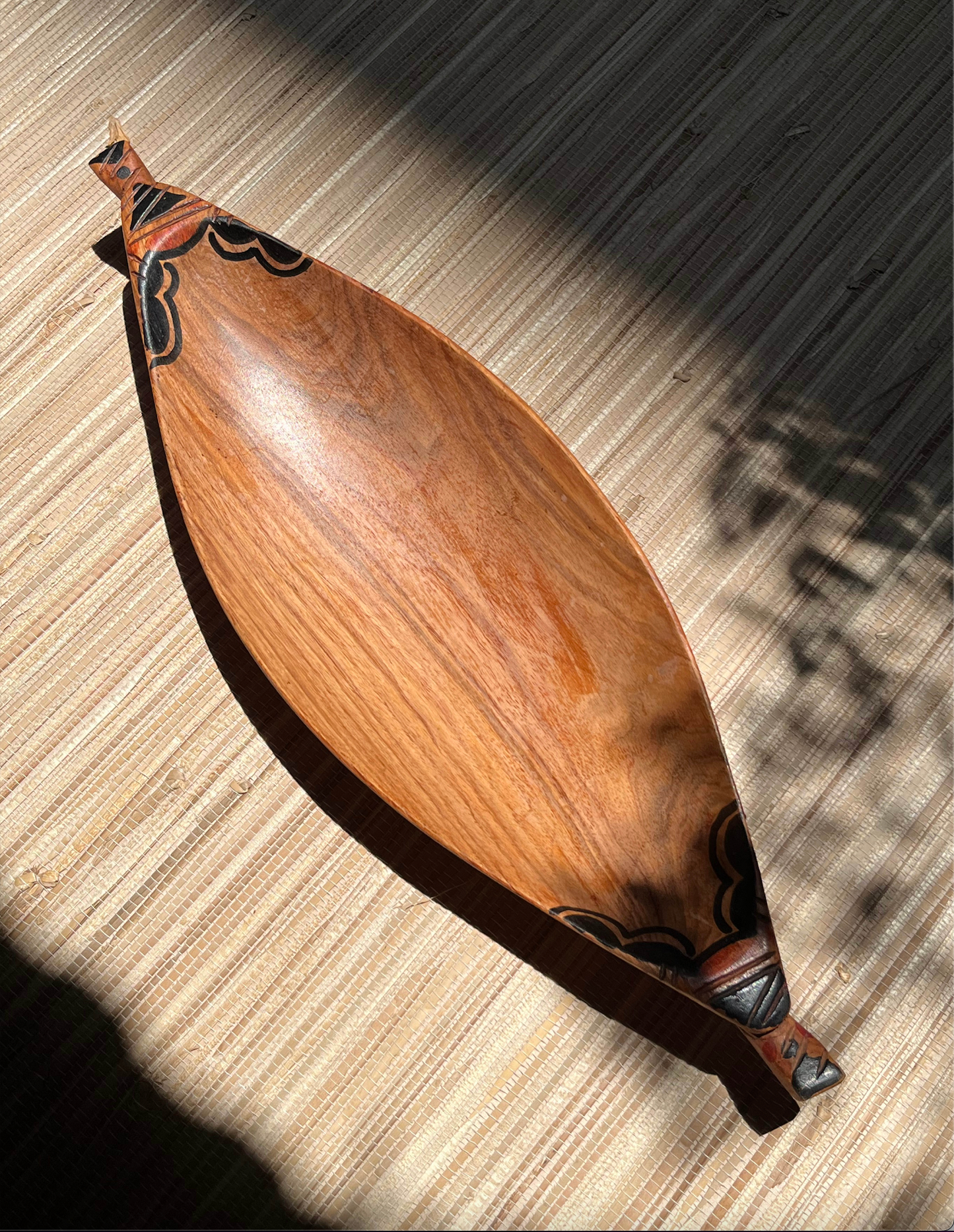 Wooden Boat Serving Plates