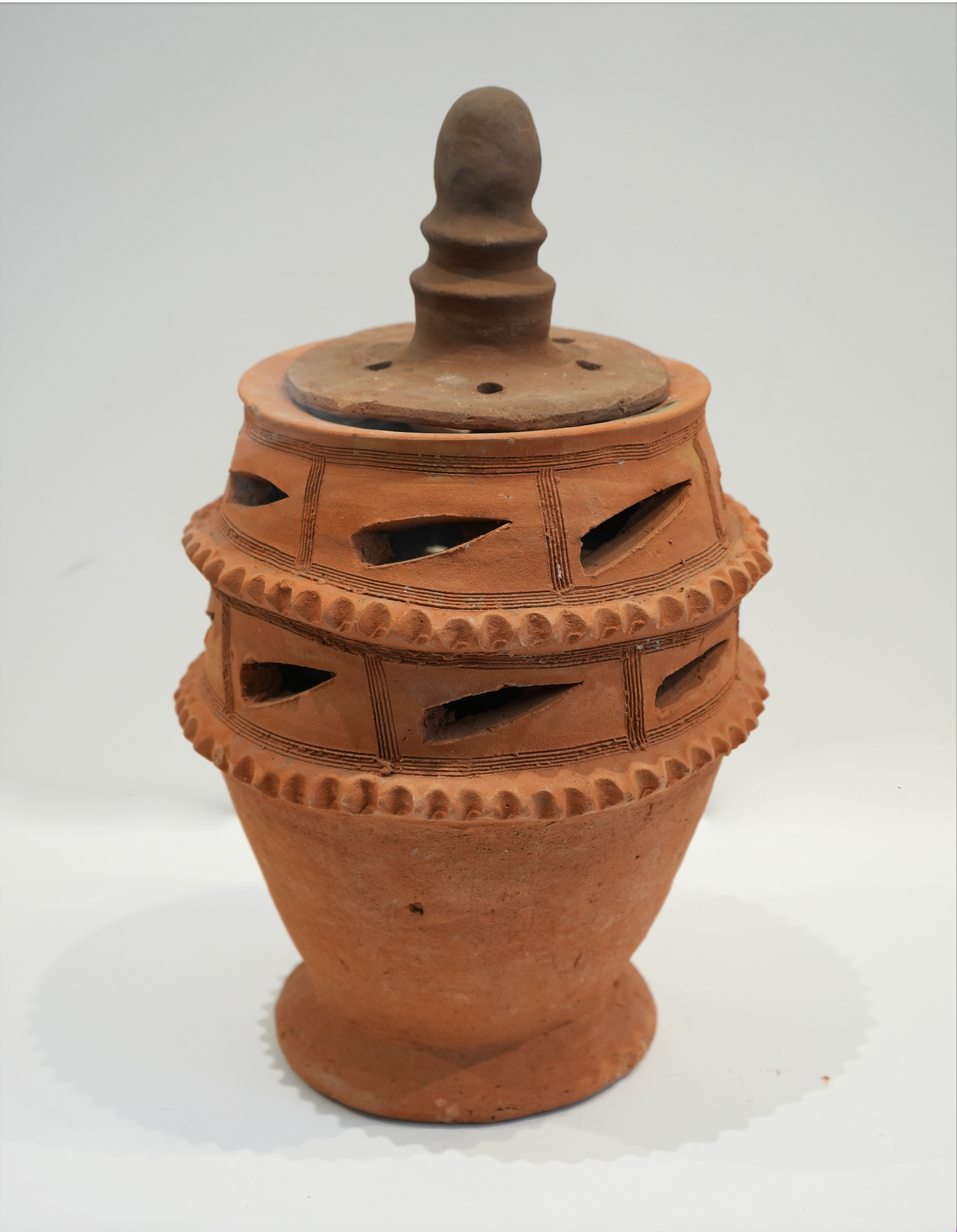 Large Clay Incense Burner